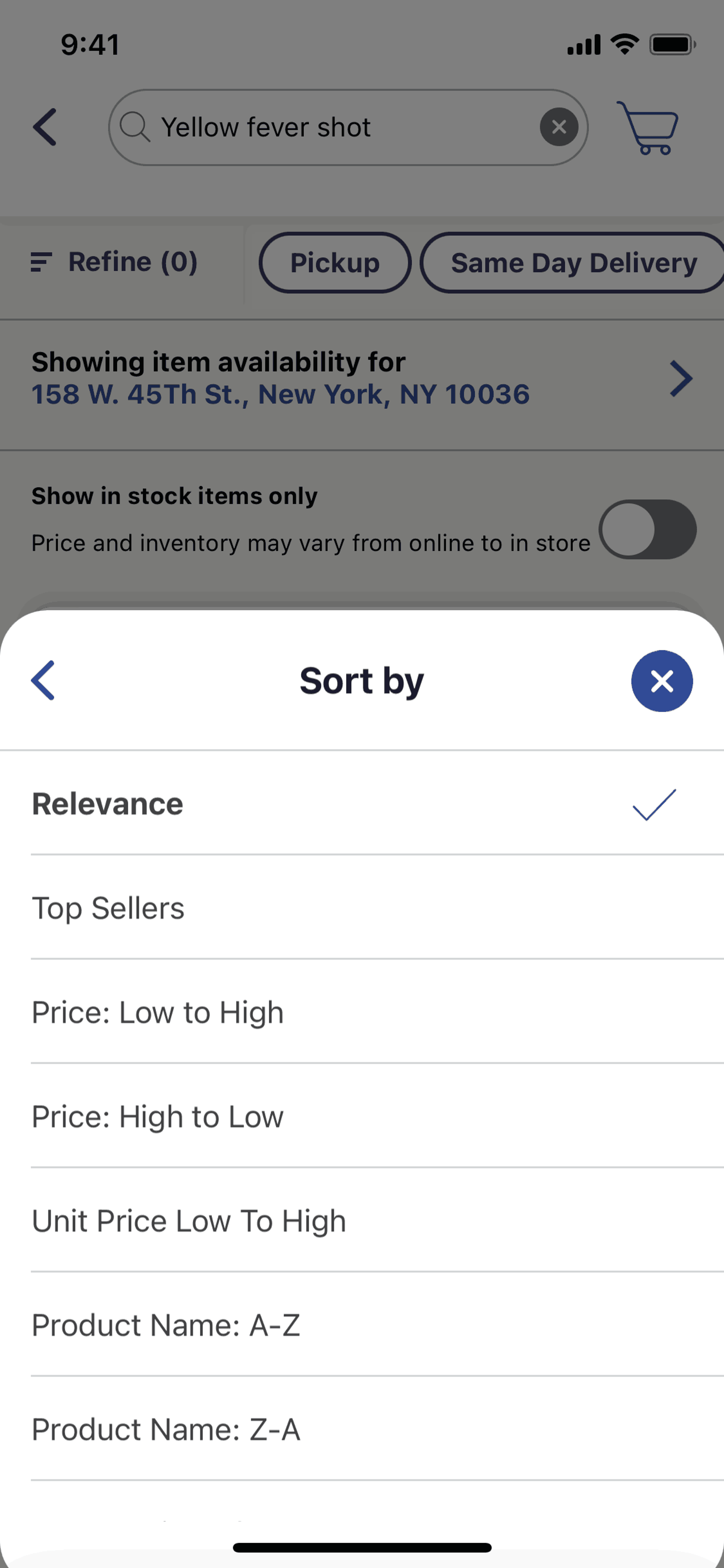 Walgreens iOS Shopping interface screenshot 15