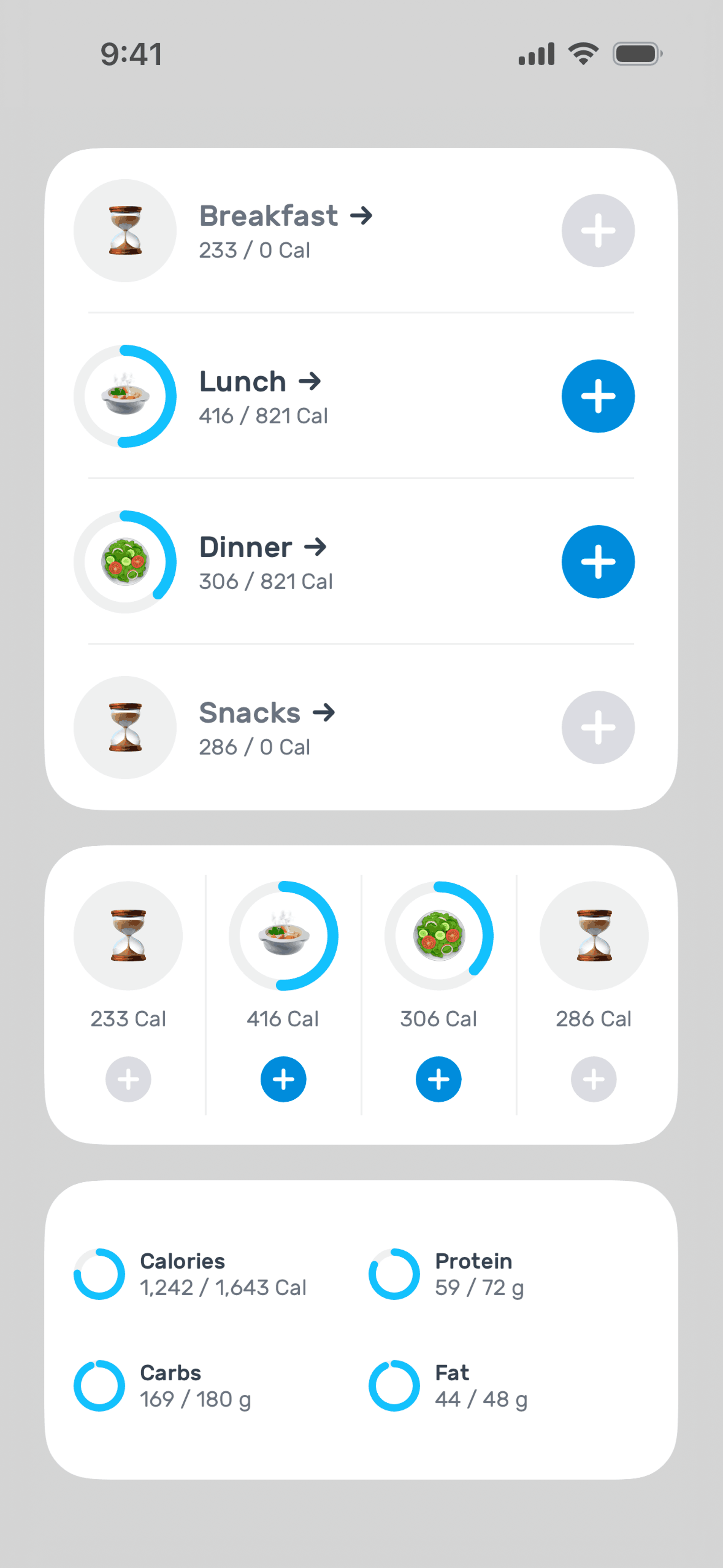 Yazio iOS Health & Fitness interface screenshot 4