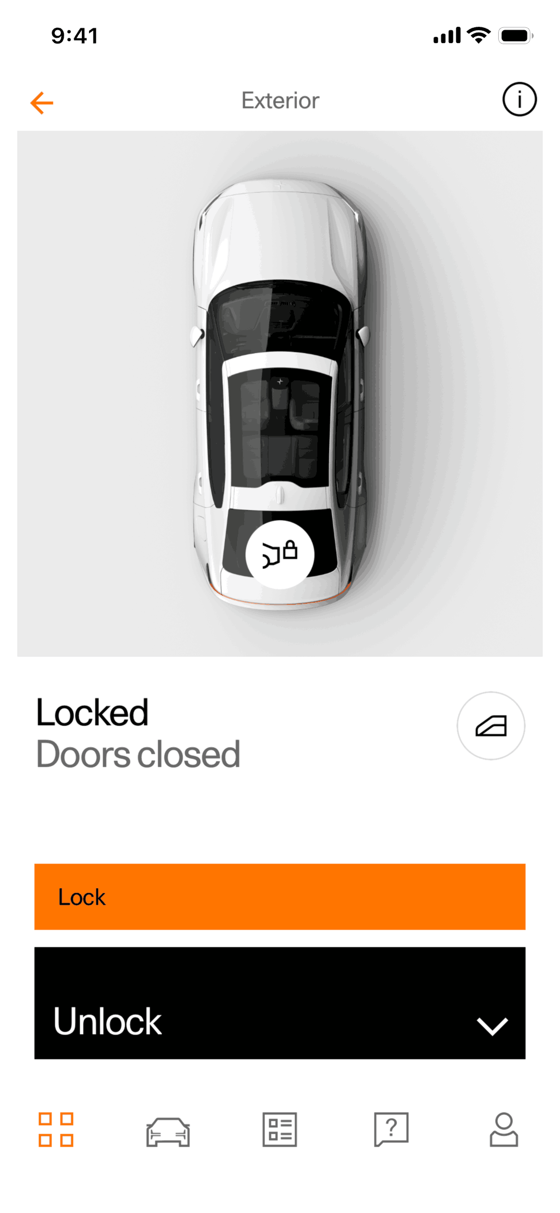 Polestar iOS Lifestyle interface screenshot 21