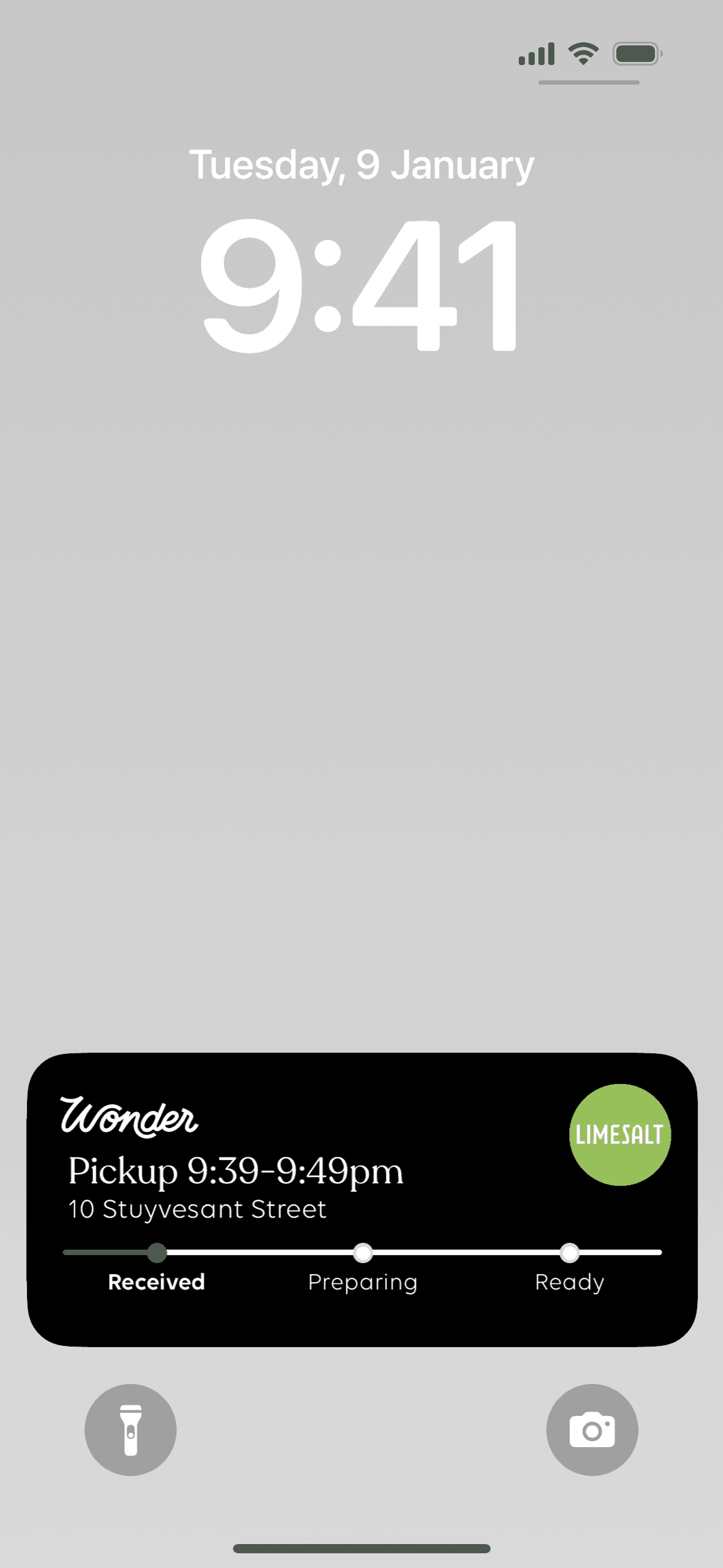 Wonder iOS Food & Drink interface screenshot 2