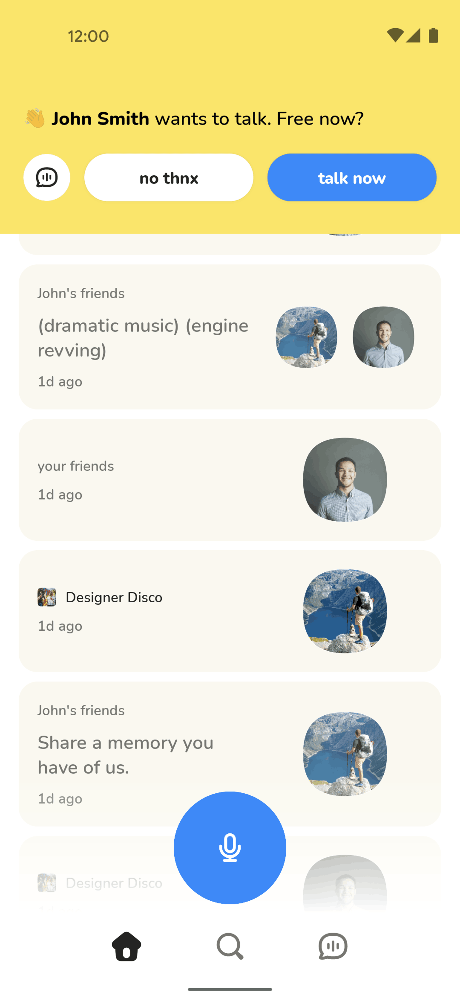 Clubhouse Android Social Networking interface screenshot 15