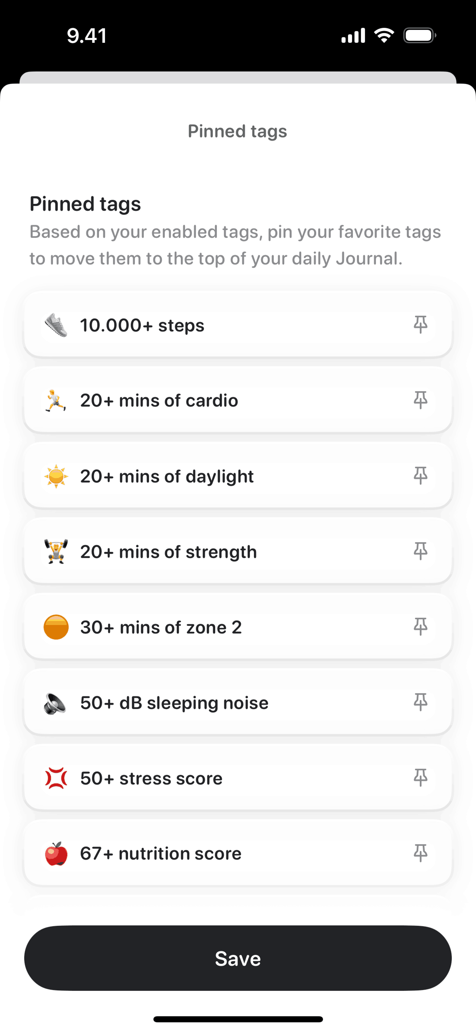 Bevel iOS Health & Fitness interface screenshot 4
