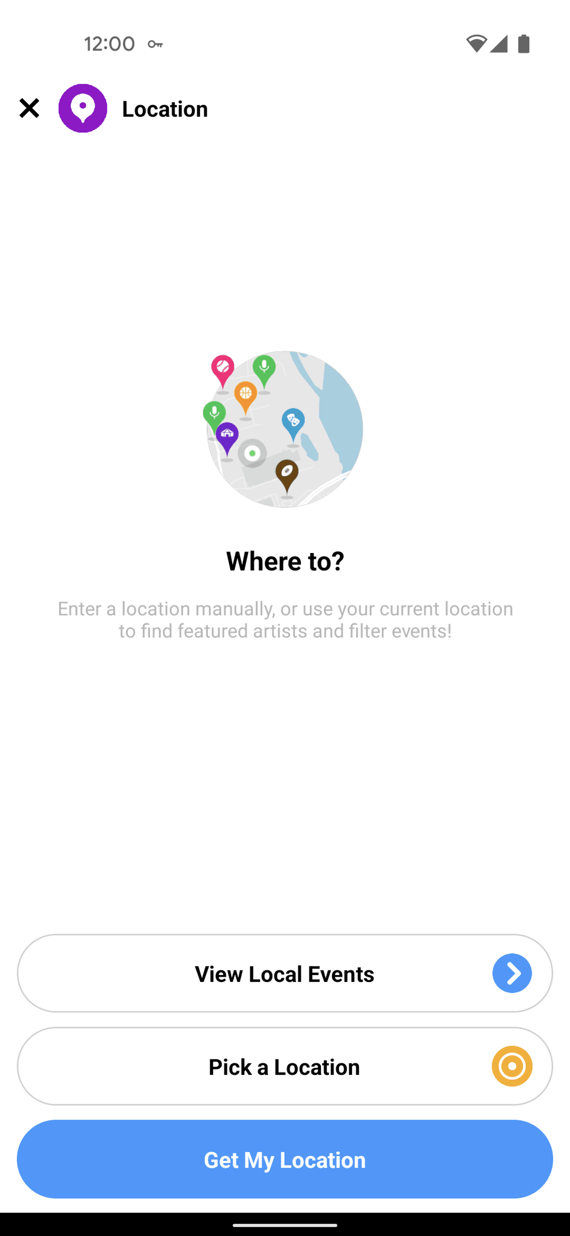TickPick Android Entertainment interface screenshot 11