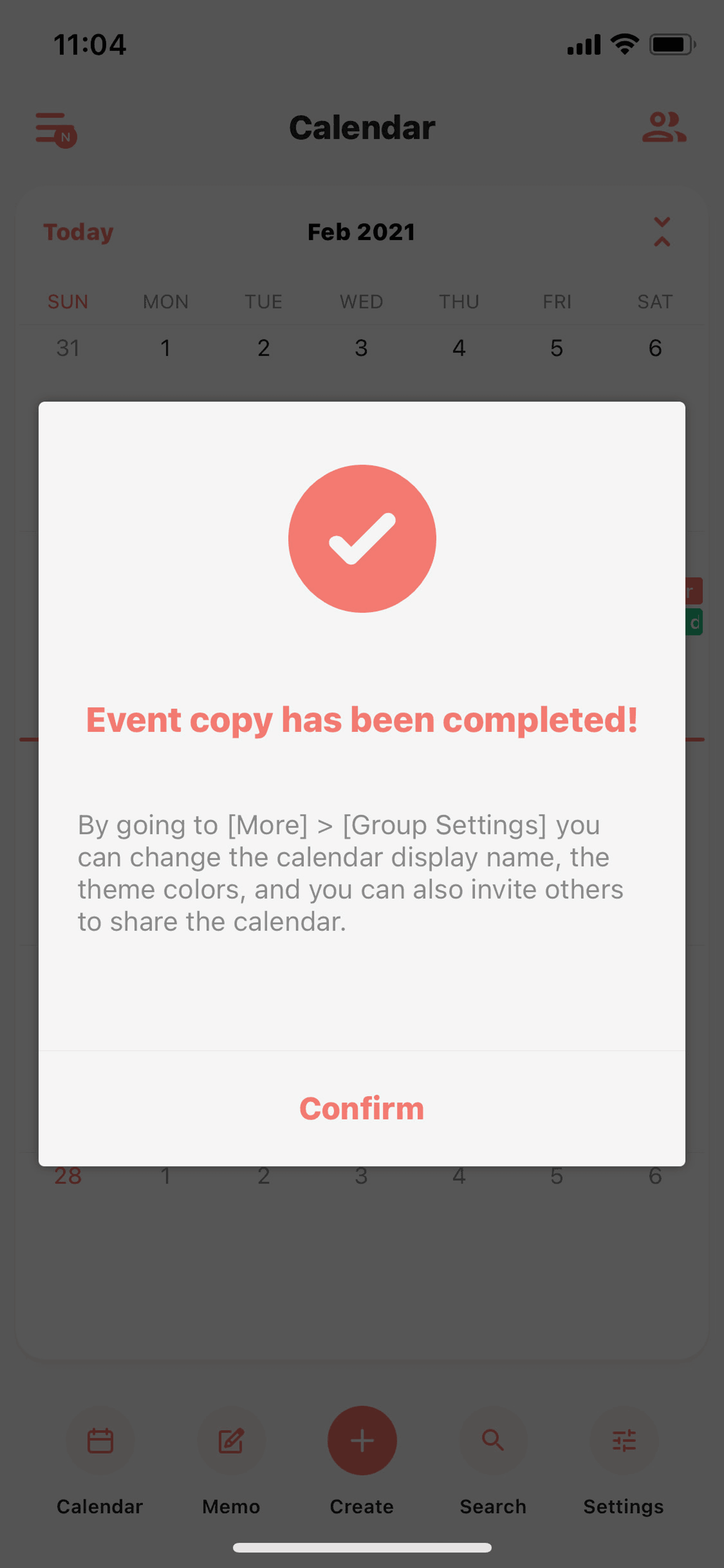 TimeTree iOS Productivity interface screenshot 17