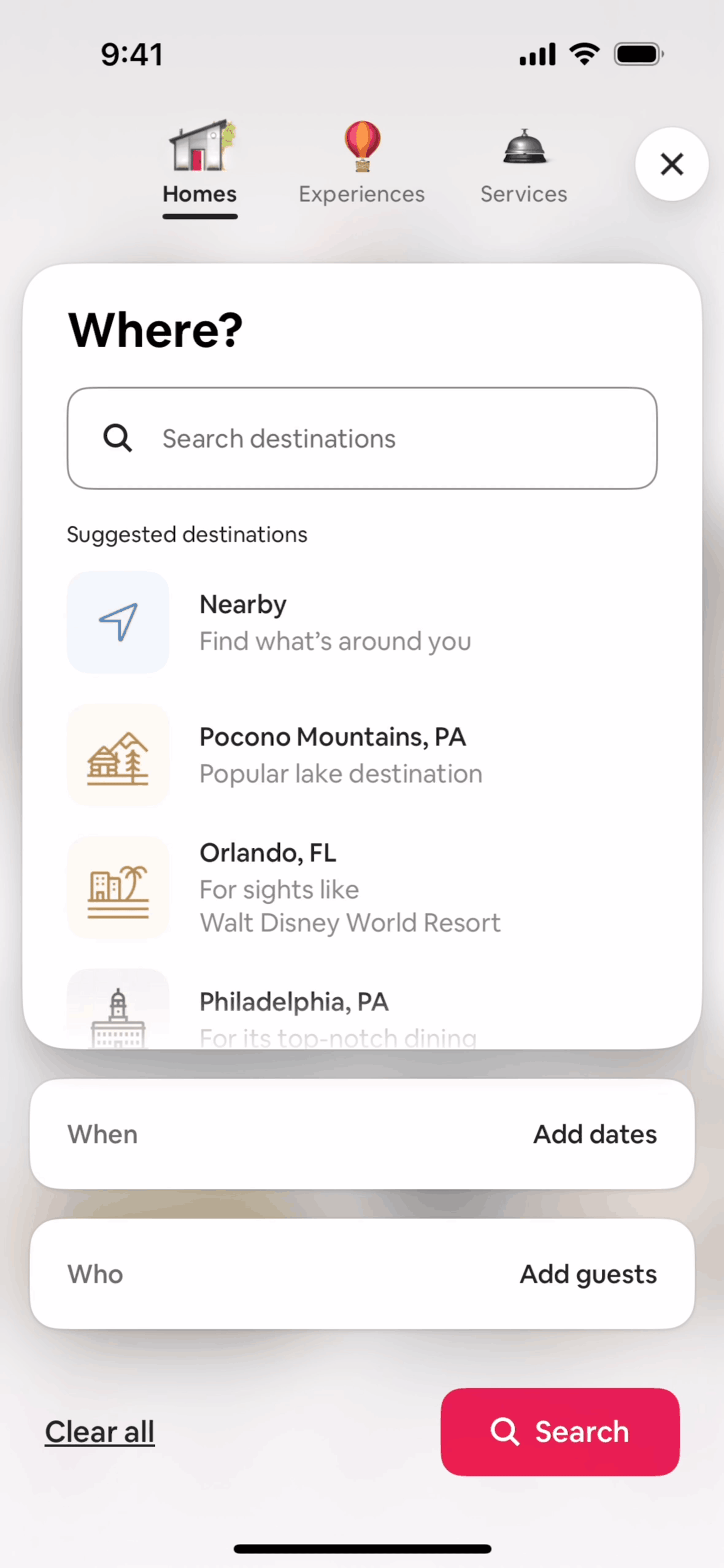 Airbnb iOS Real Estate interface screenshot 22