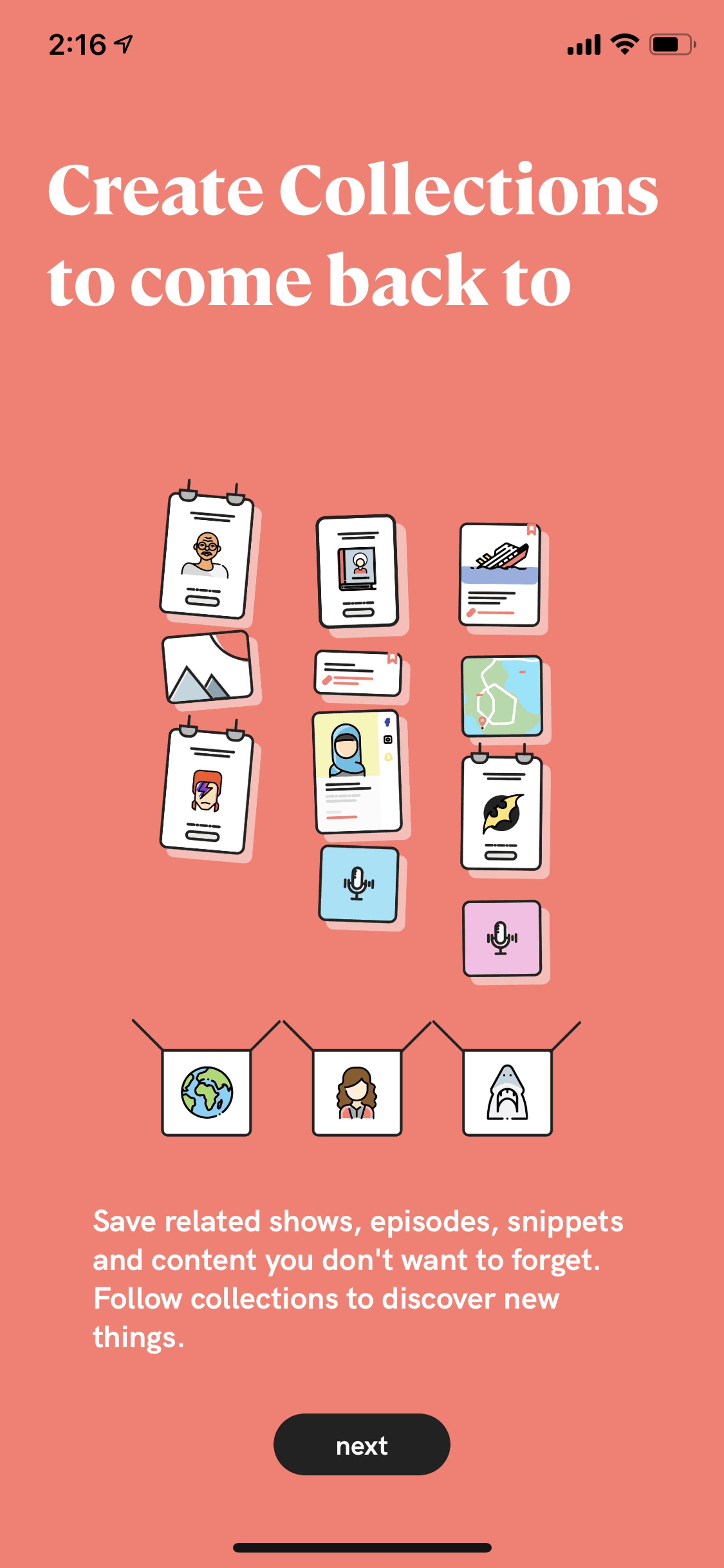 Entale iOS Entertainment interface screenshot 4