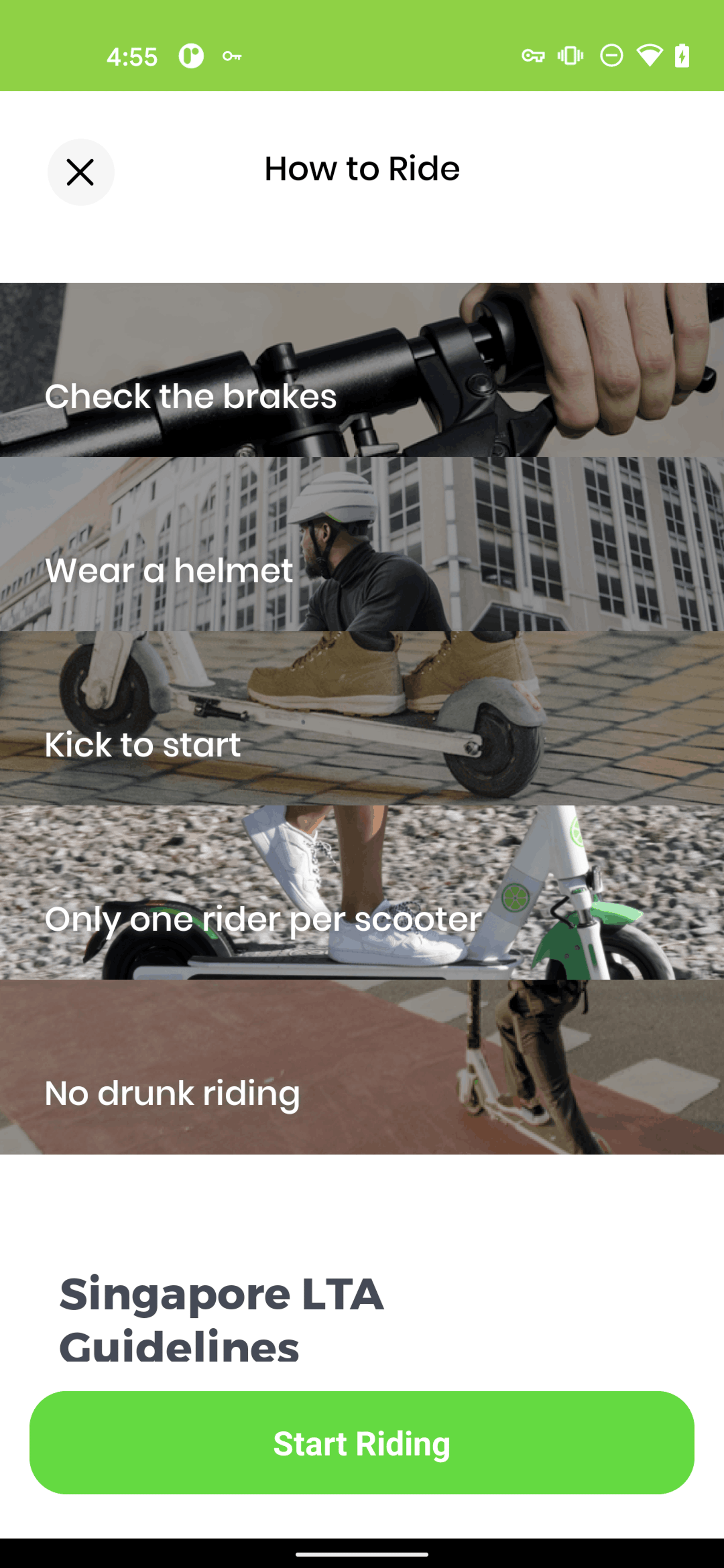 Lime Android Travel & Transportation interface screenshot 18