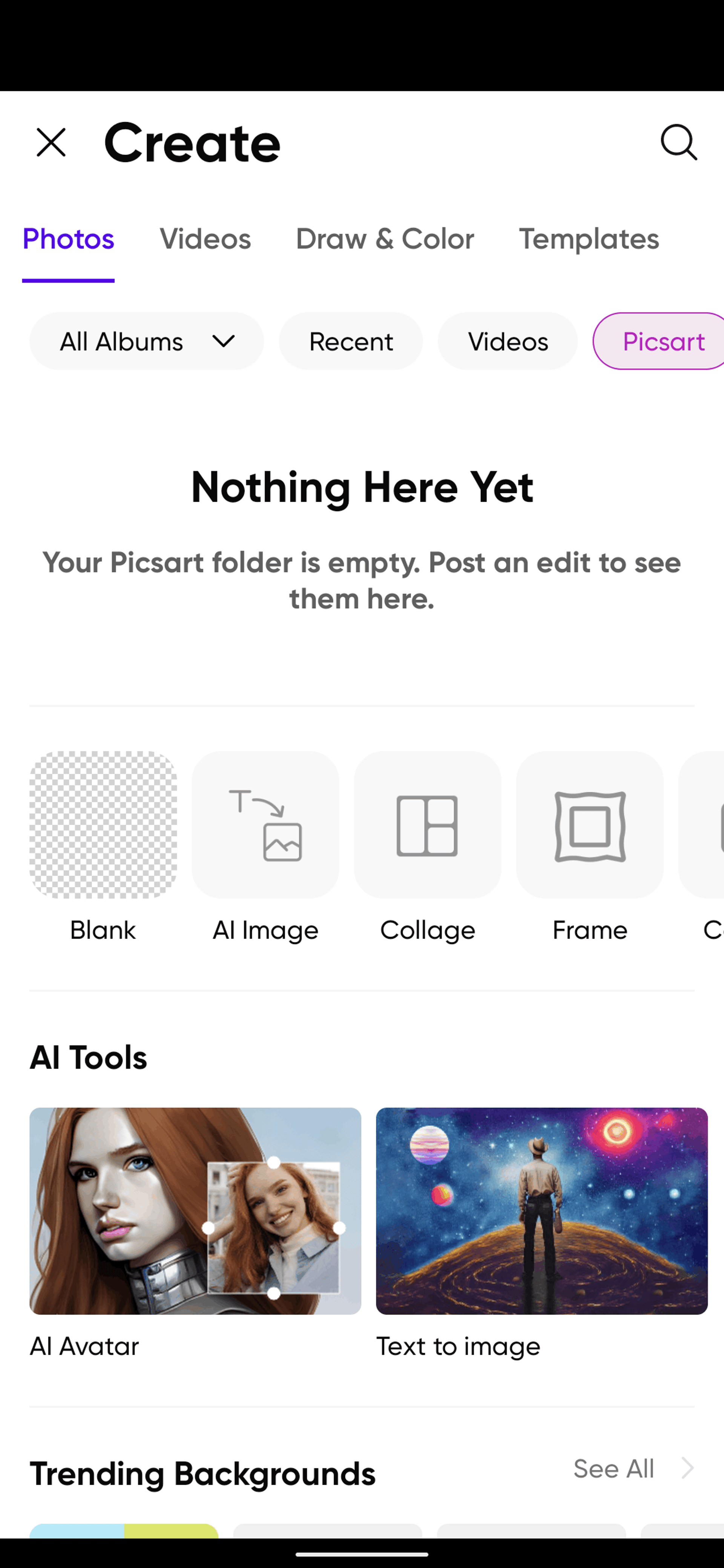 Picsart Android Photo & Video interface screenshot 16