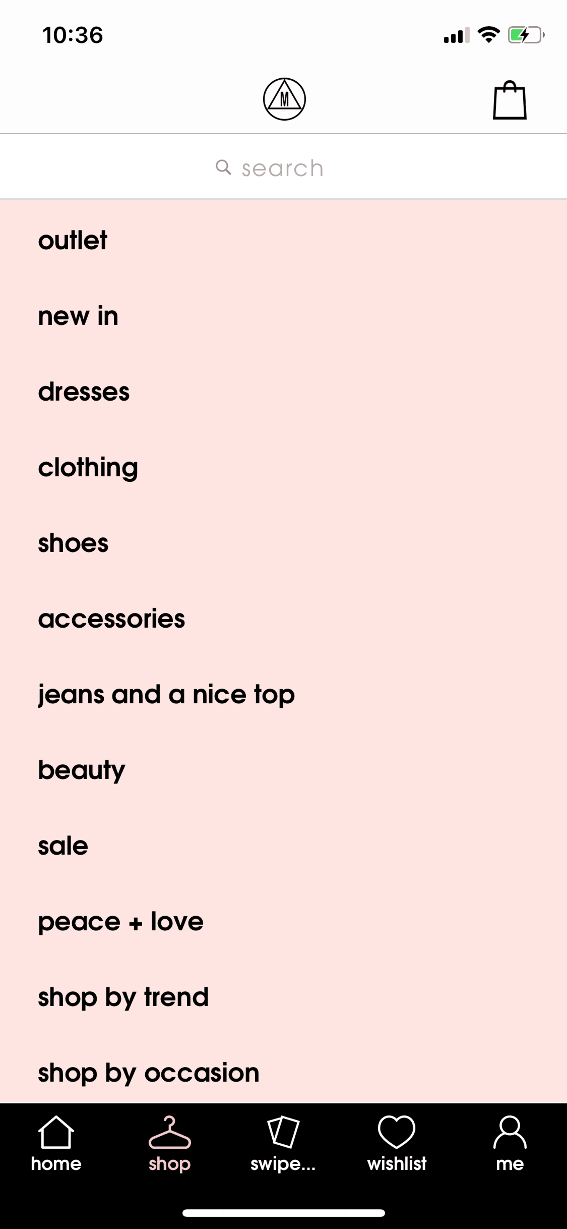 Missguided iOS Shopping interface screenshot 9
