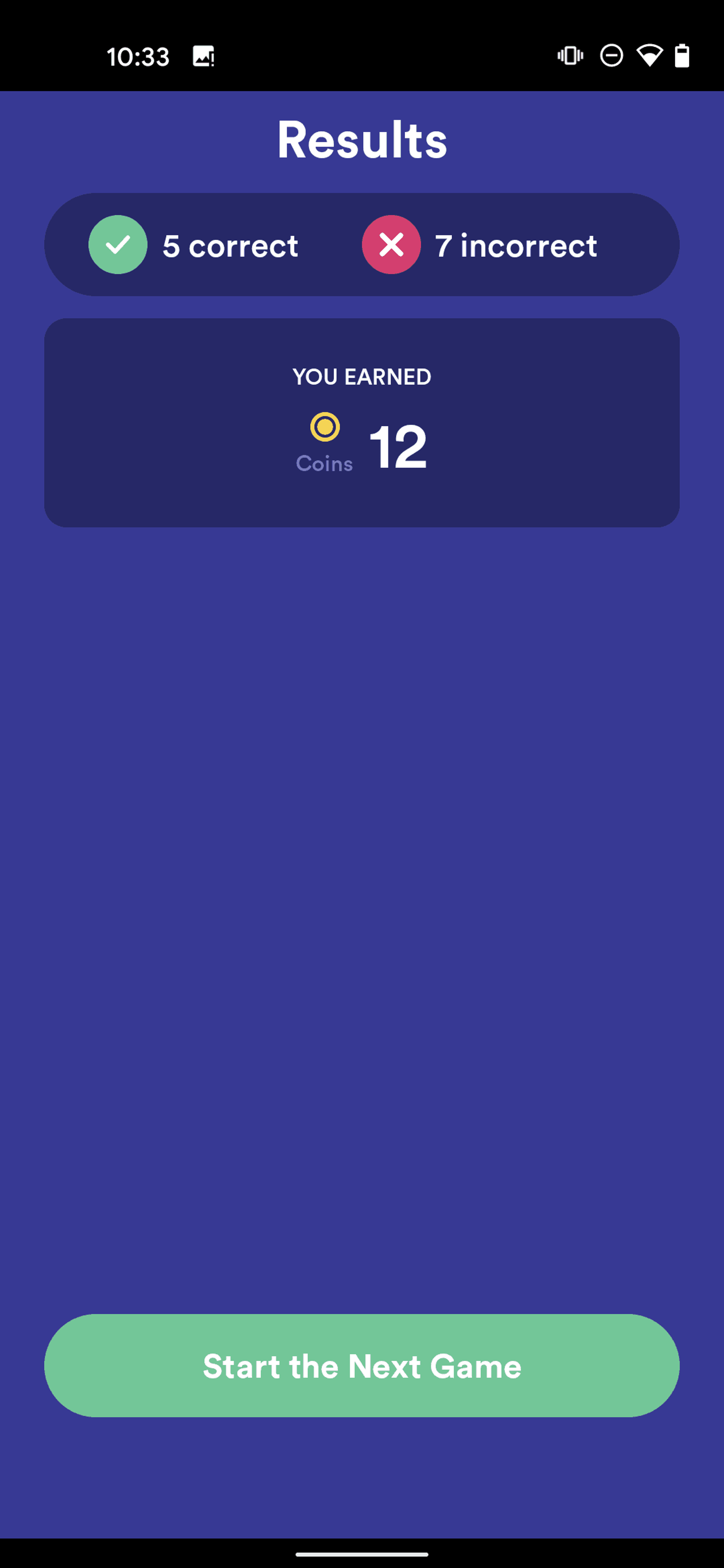 HQ Trivia Android Entertainment interface screenshot 20