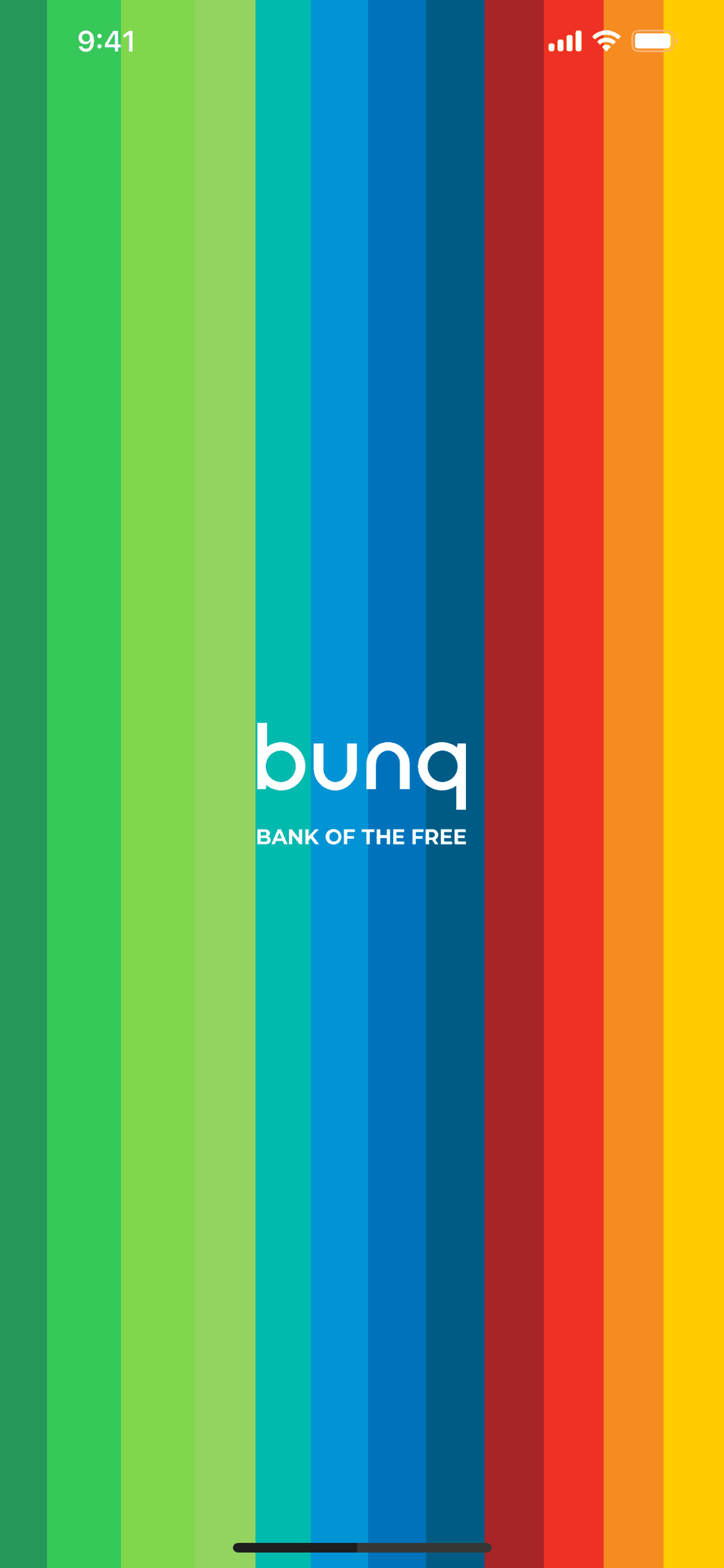 bunq iOS Finance interface screenshot 1