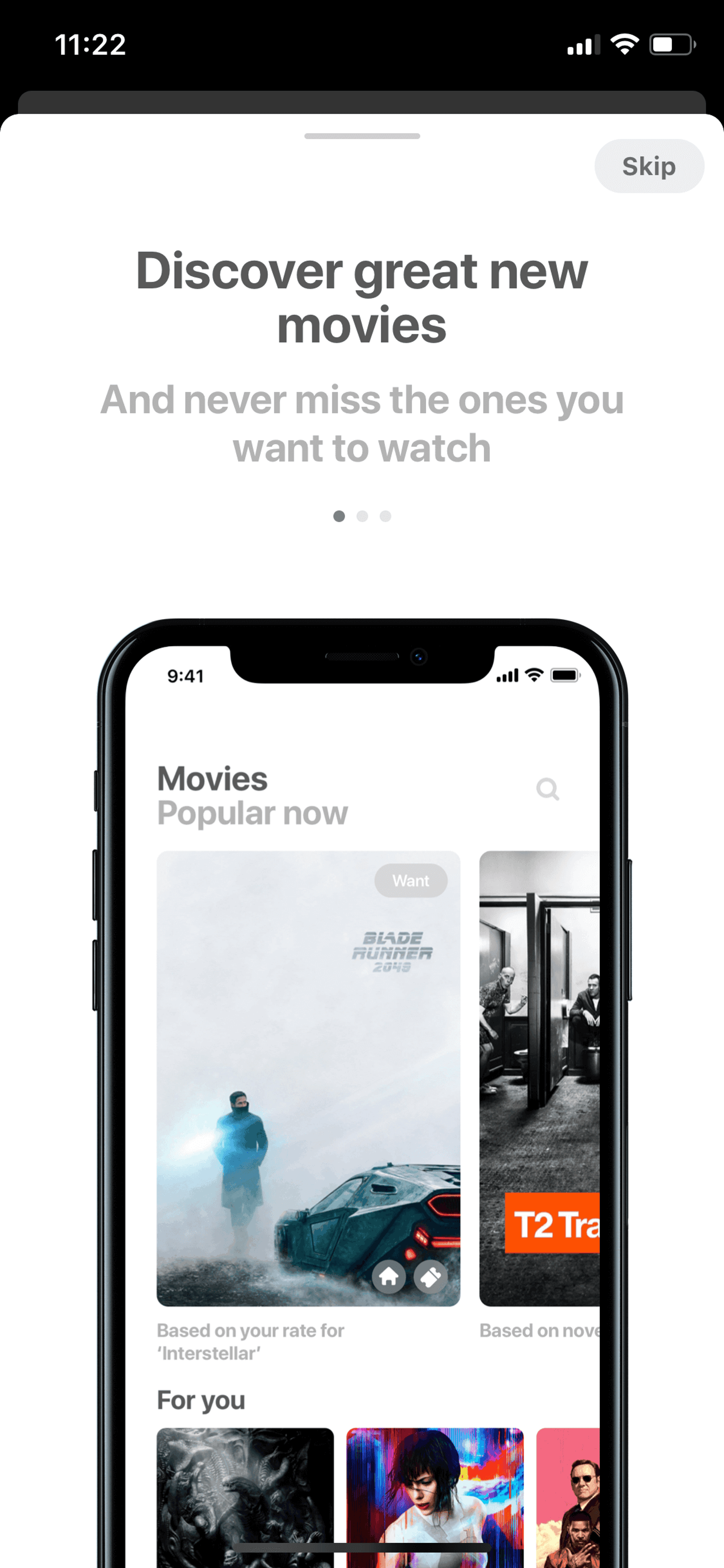 Must iOS Entertainment interface screenshot 2