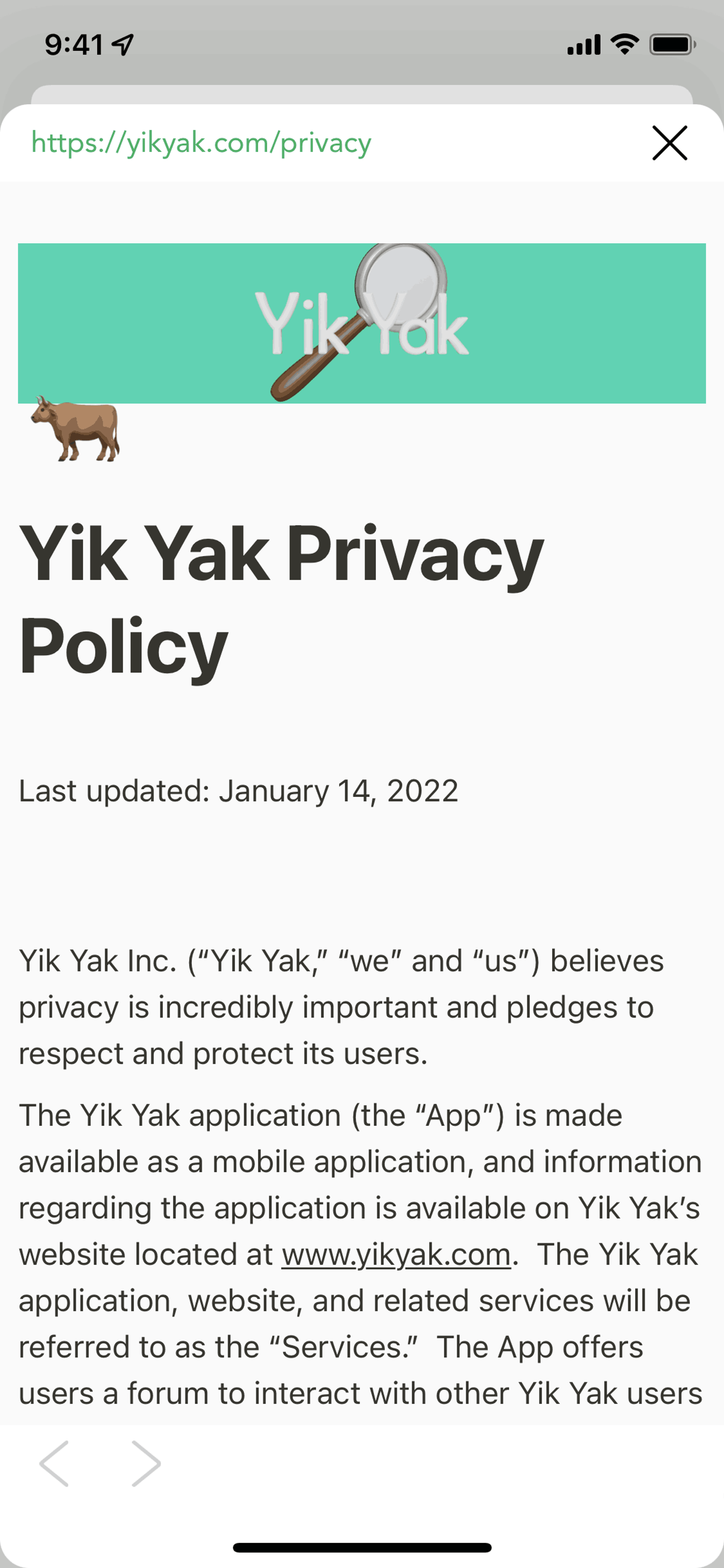 Yik Yak iOS Social Networking interface screenshot 15
