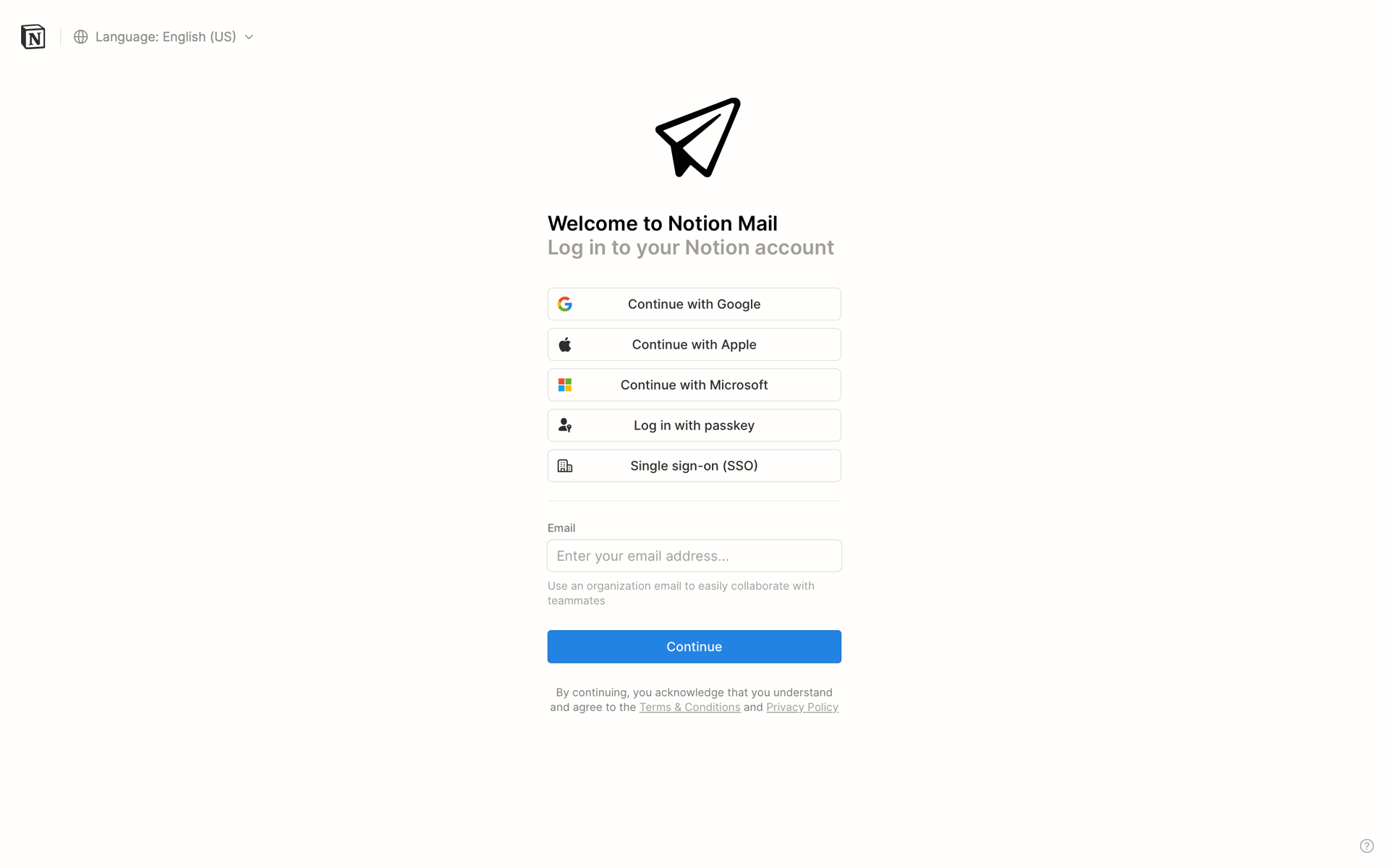 Notion Mail Web Productivity interface screenshot 18