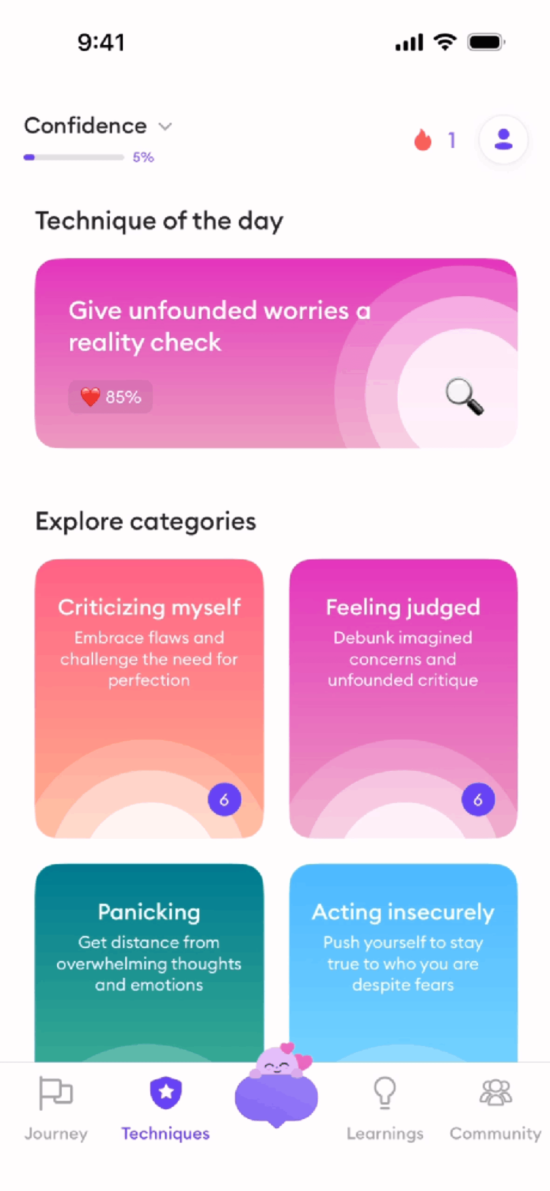 Ahead iOS Health & Fitness interface screenshot 6