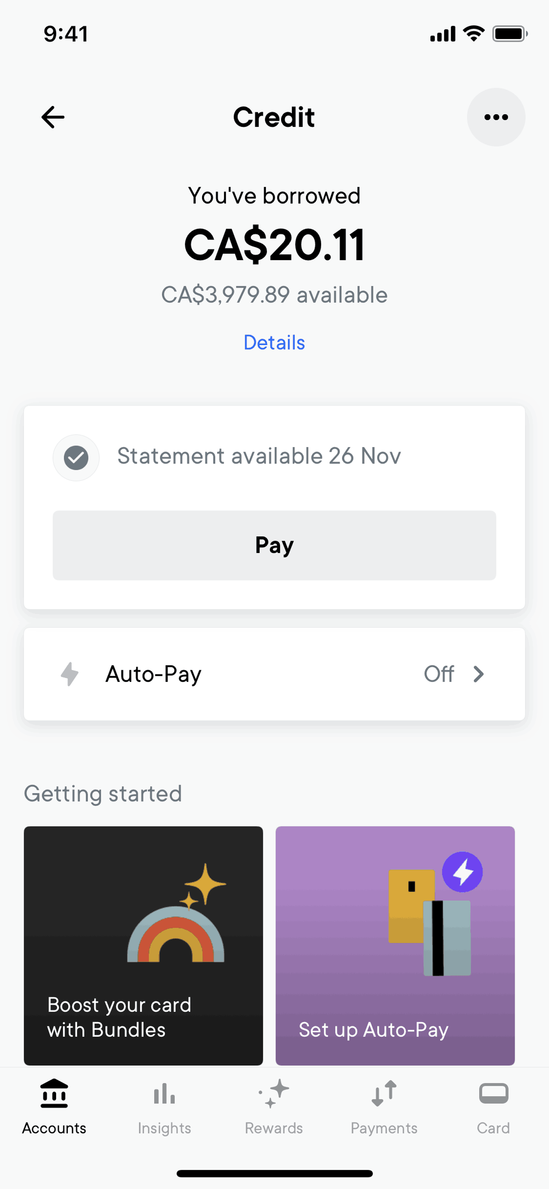 Neo Financial iOS Finance interface screenshot 15