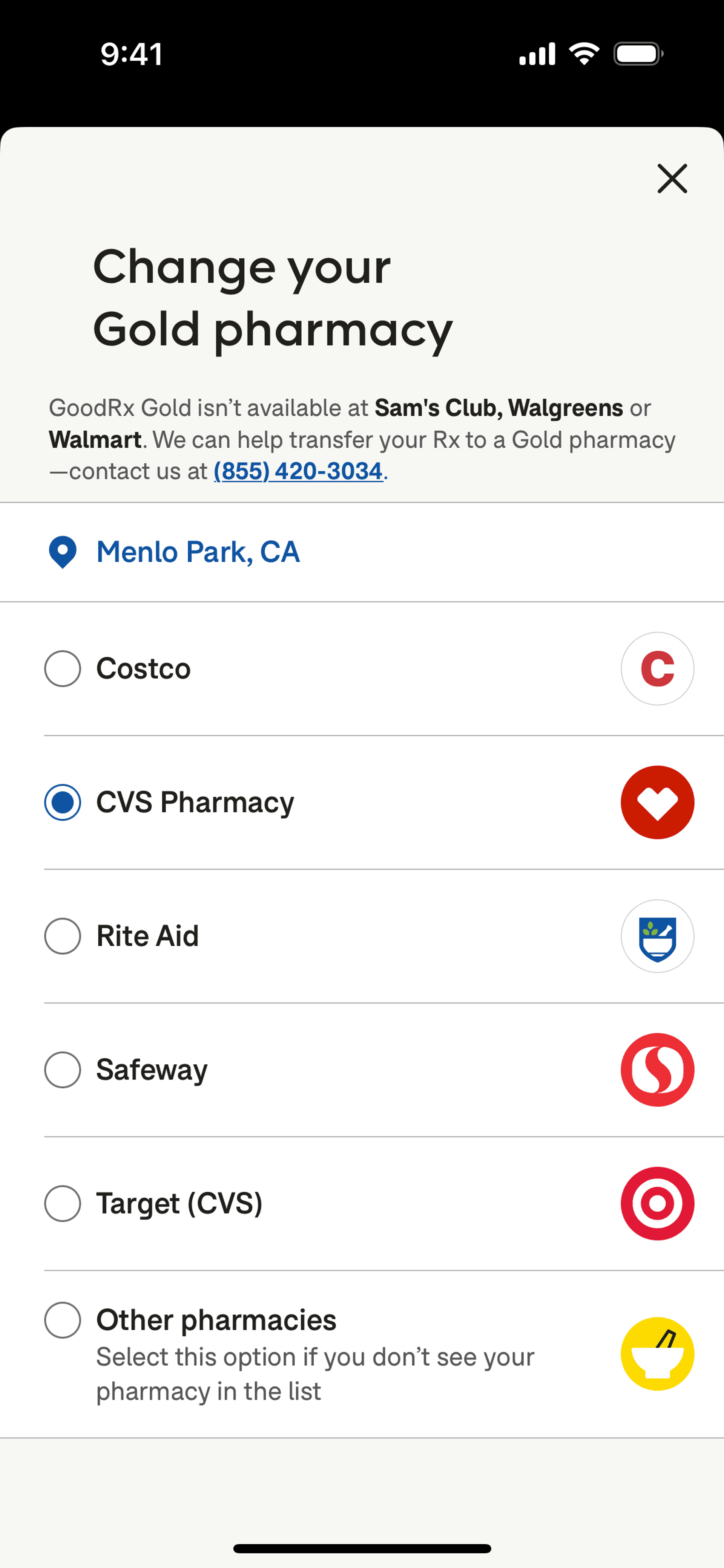 GoodRx iOS Medical interface screenshot 16