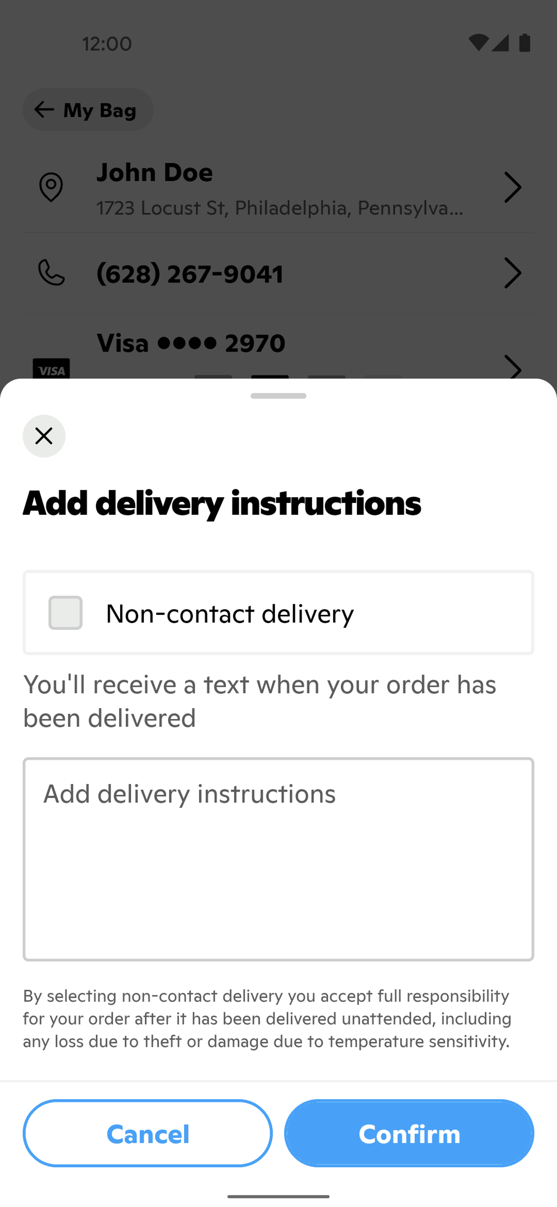 Gopuff Android Food & Drink interface screenshot 6