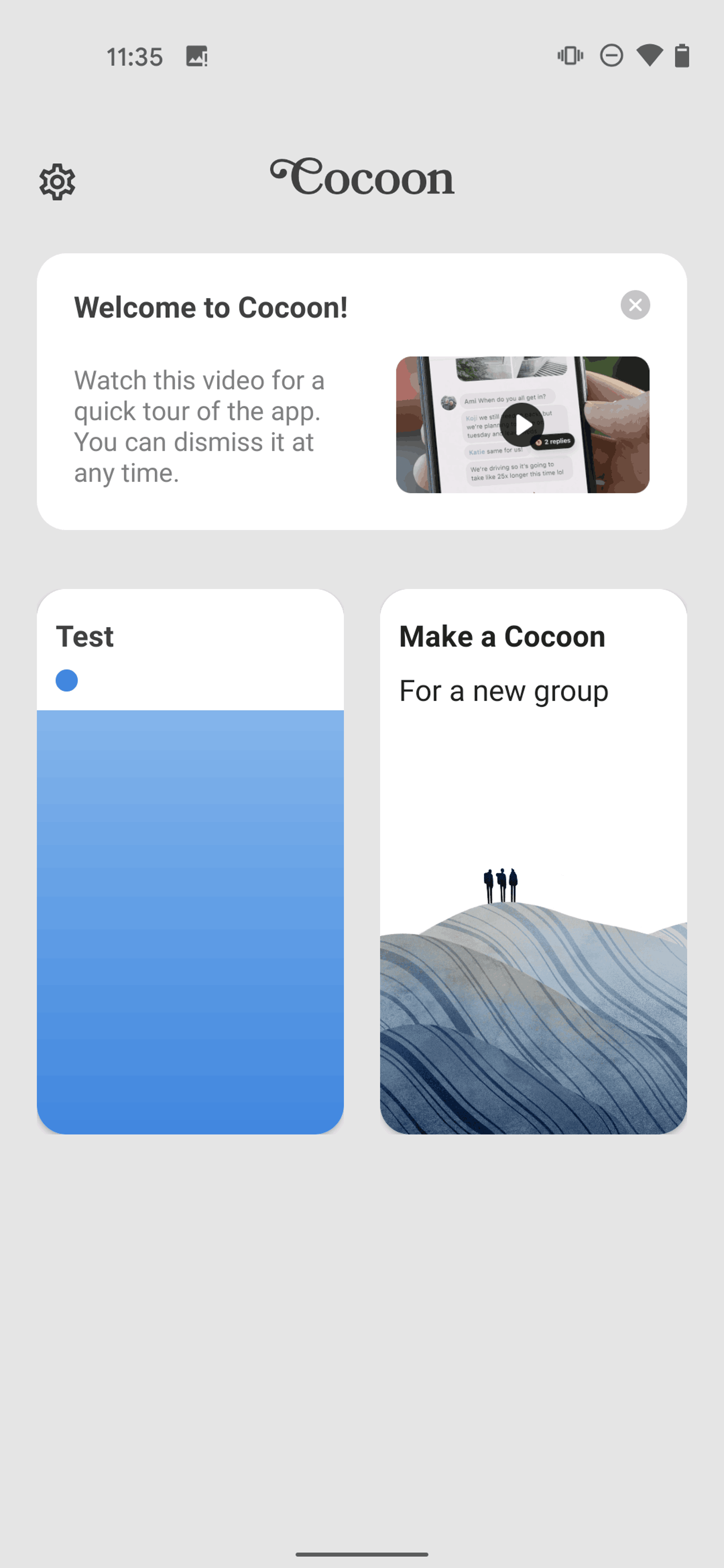 Cocoon Android Social Networking interface screenshot 7