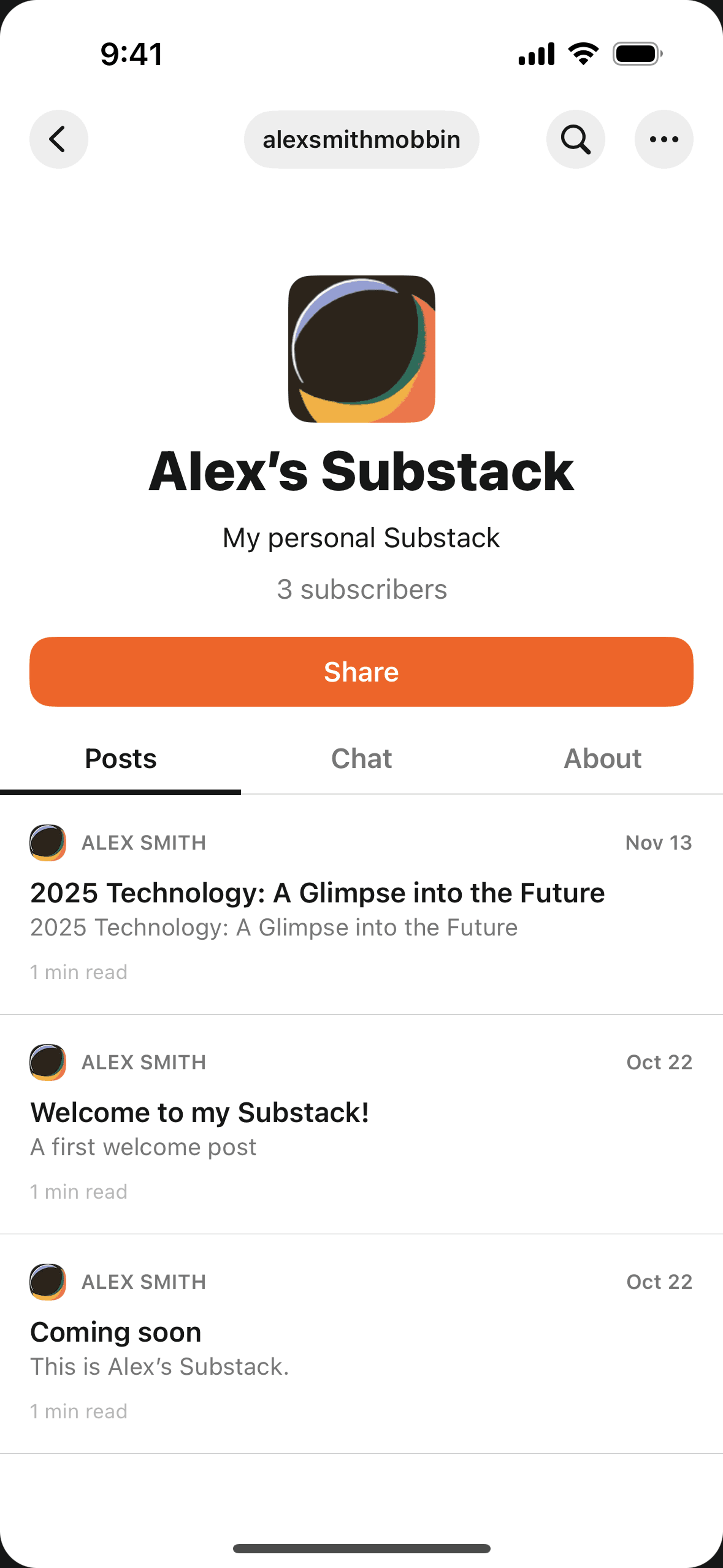 Substack iOS News interface screenshot 17