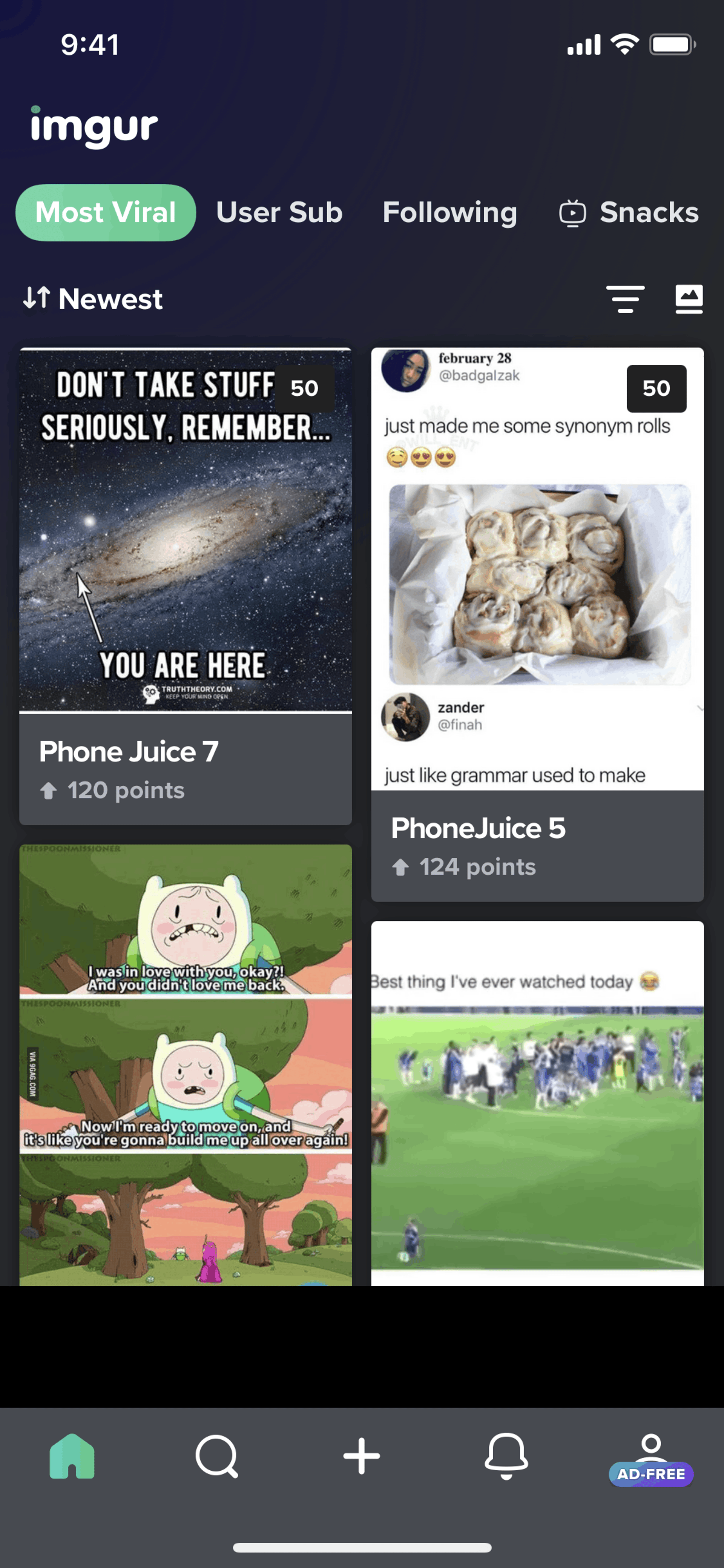 Imgur iOS Photo & Video interface screenshot 9
