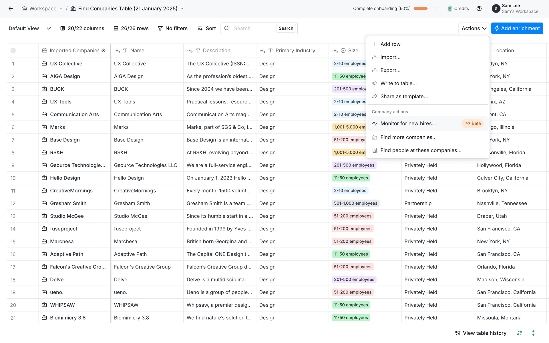 Clay Web Business interface screenshot 20
