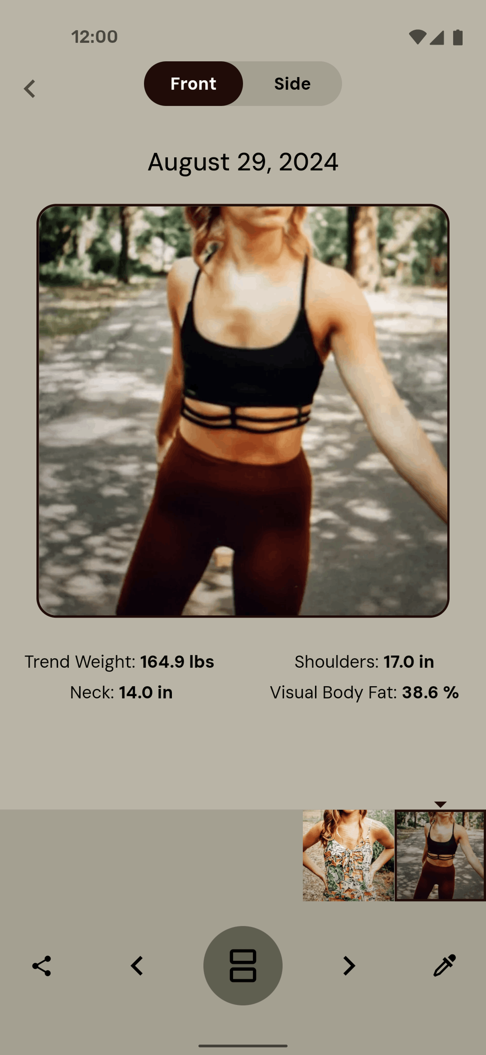 MacroFactor Android Health & Fitness interface screenshot 12