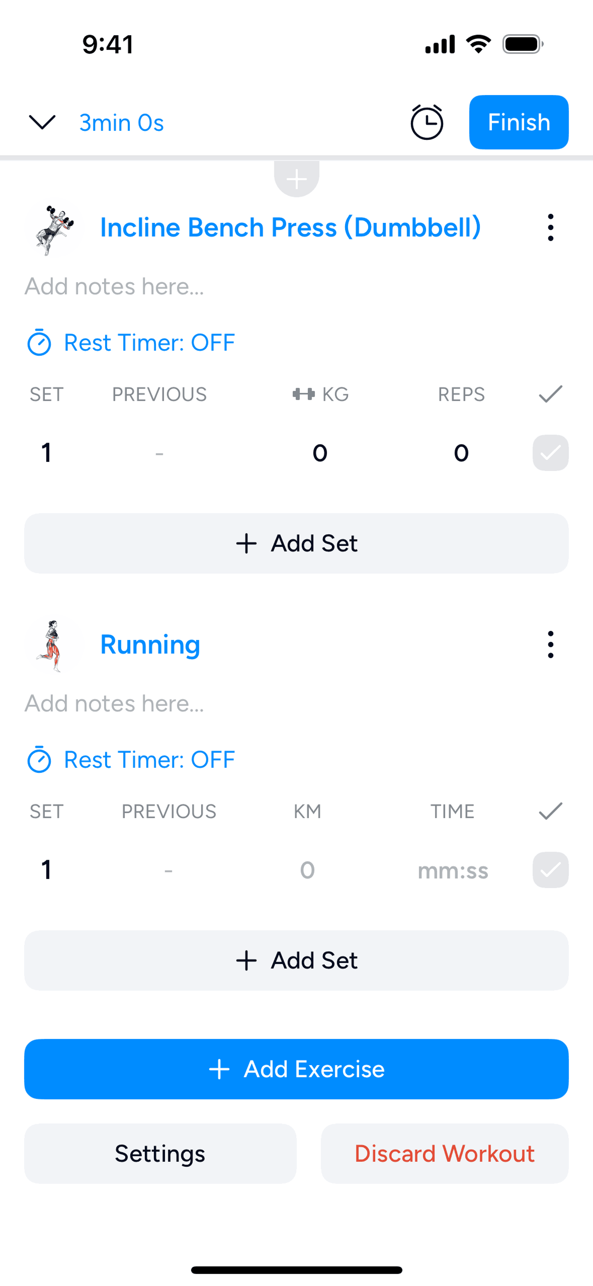 Hevy iOS Health & Fitness interface screenshot 9