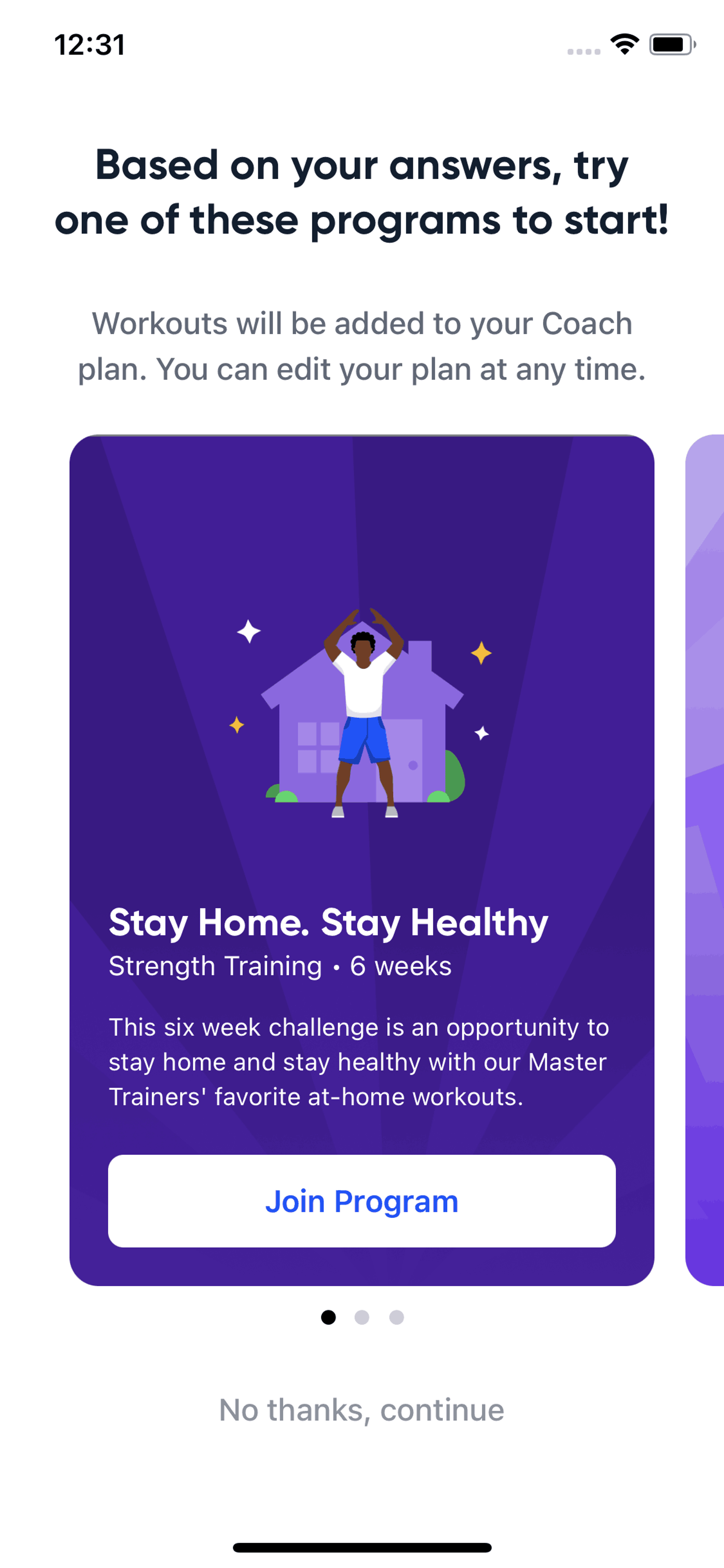 Aaptiv iOS Health & Fitness interface screenshot 20