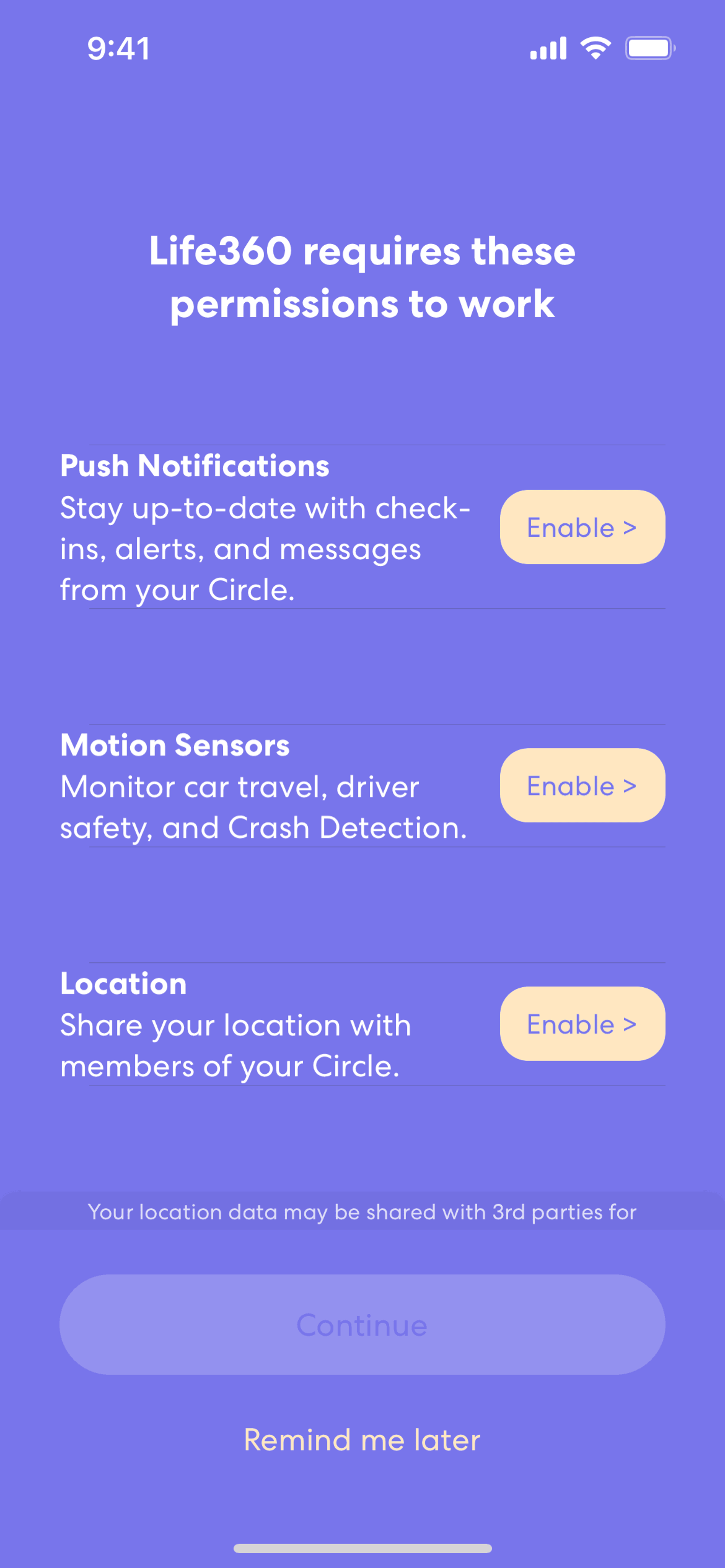 Life360 iOS Social Networking interface screenshot 21