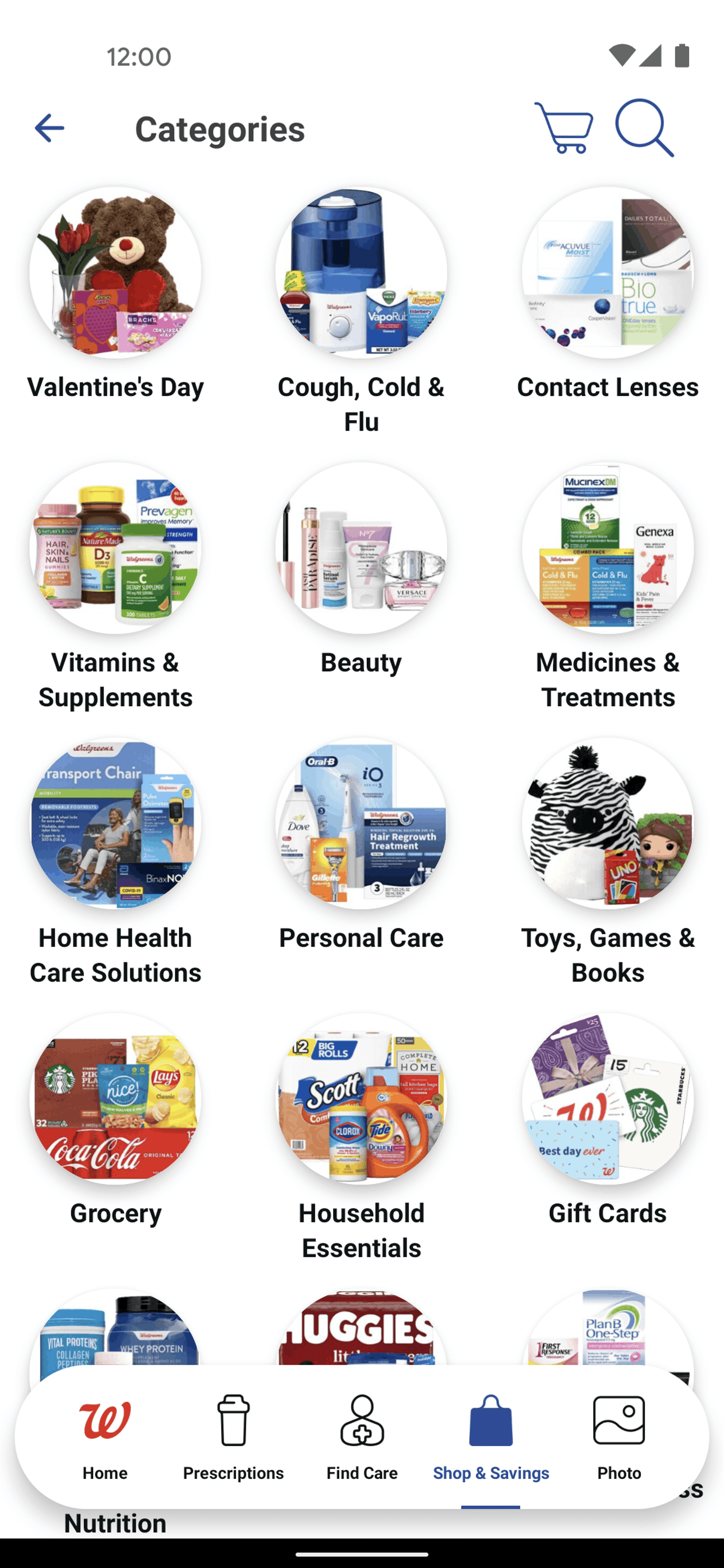 Walgreens Android Shopping interface screenshot 6