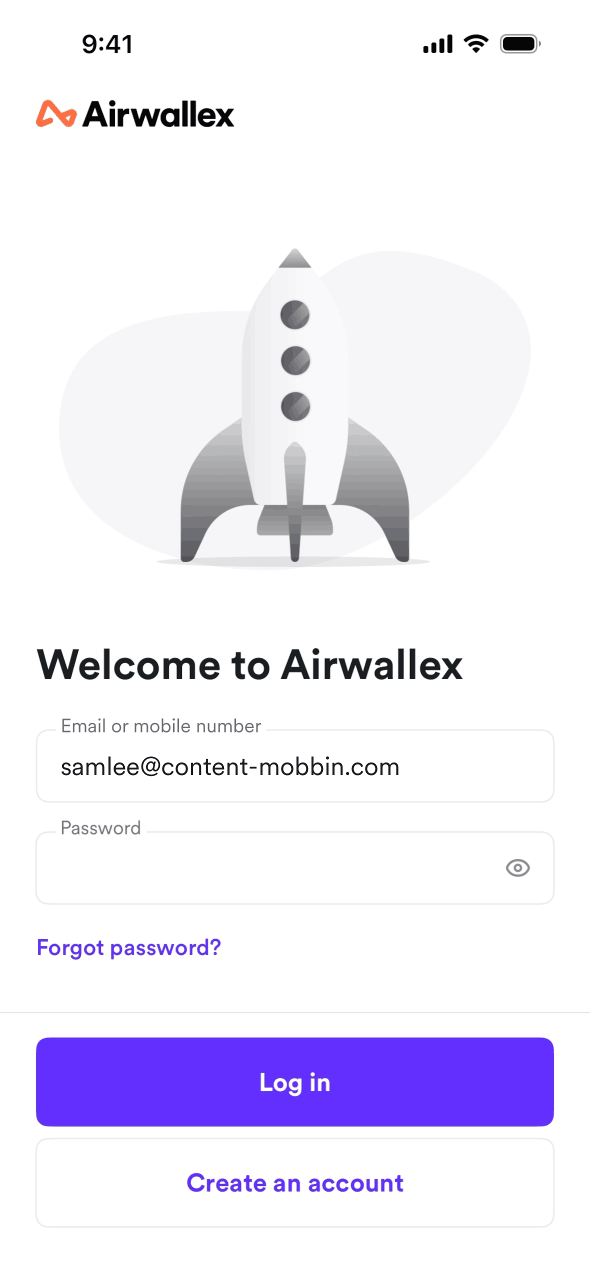 Airwallex iOS Finance interface screenshot 23