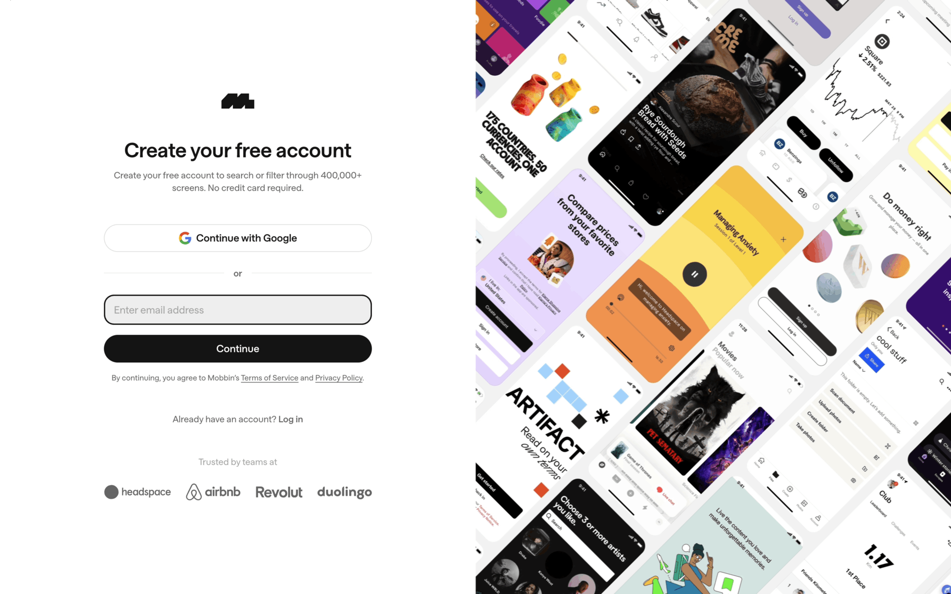 Mobbin Web Graphics & Design interface screenshot 3