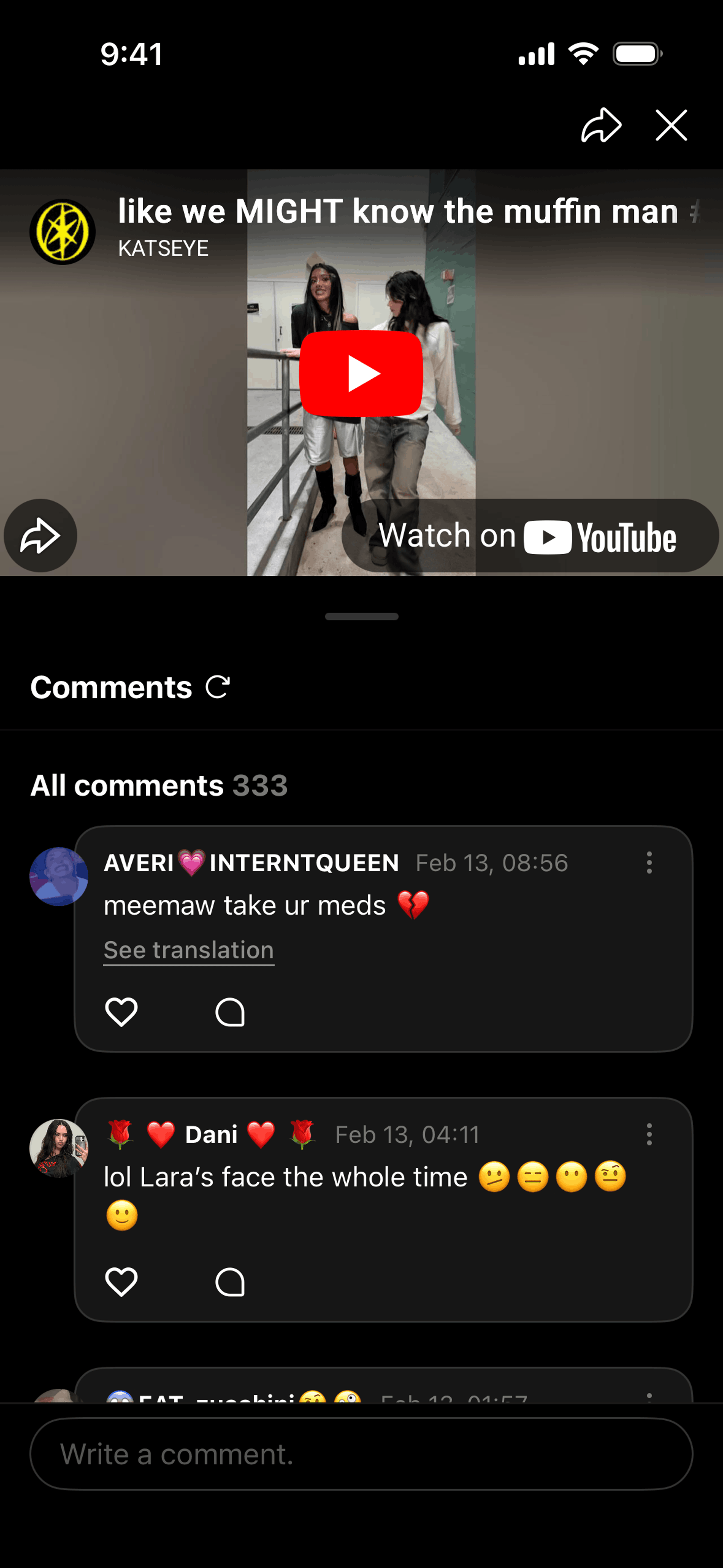 Weverse iOS Social Networking interface screenshot 13