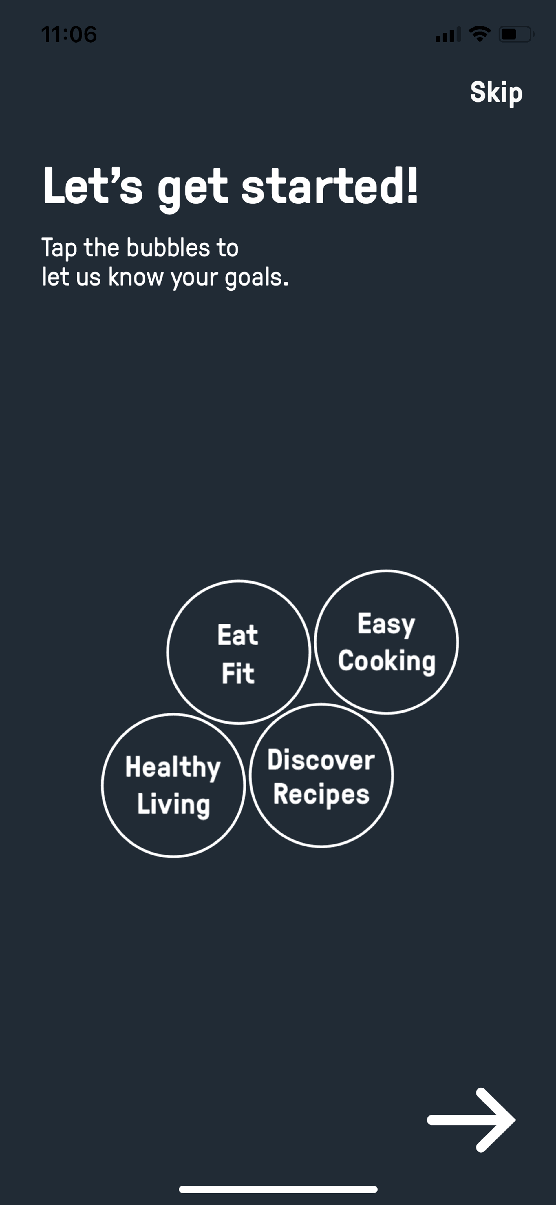 Mucho iOS Food & Drink interface screenshot 2