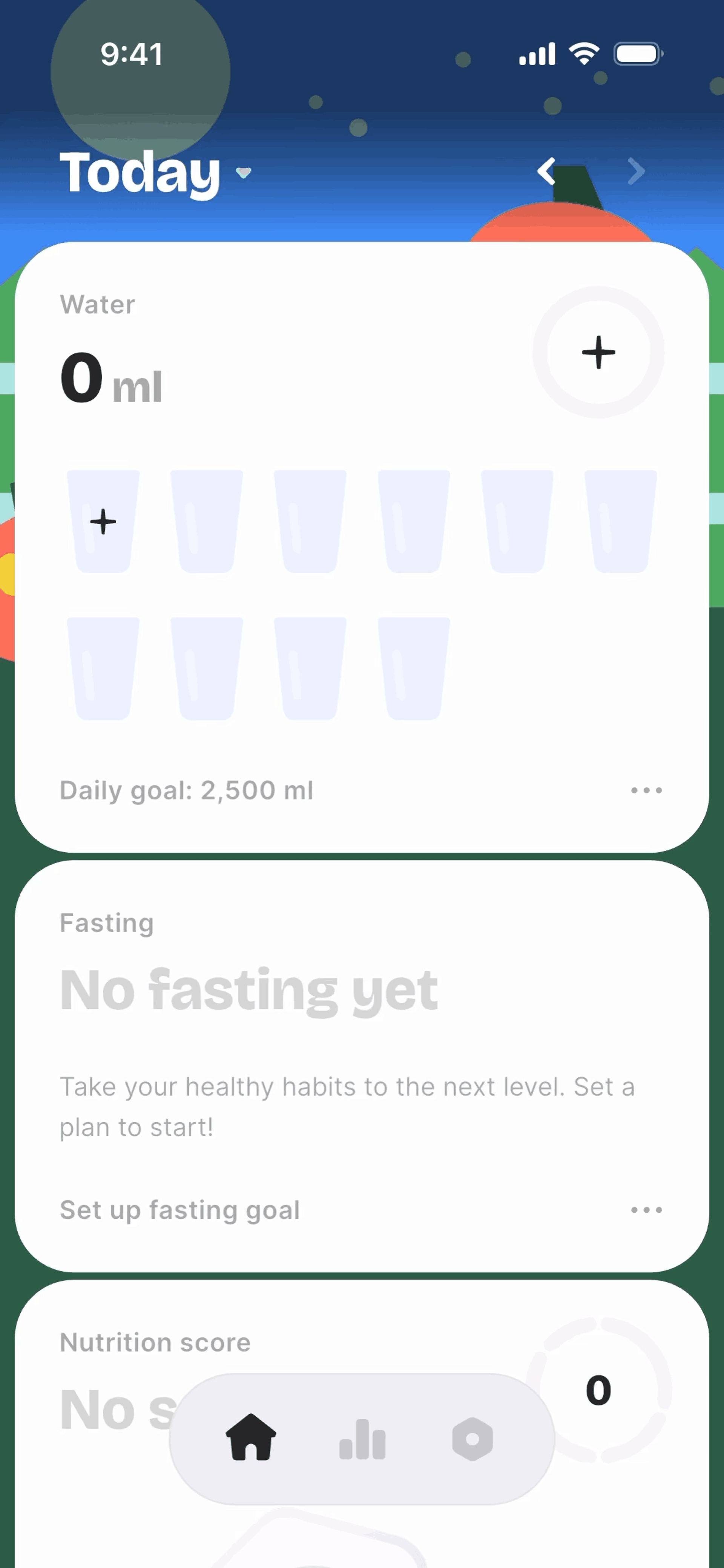 BitePal iOS Health & Fitness interface screenshot 2