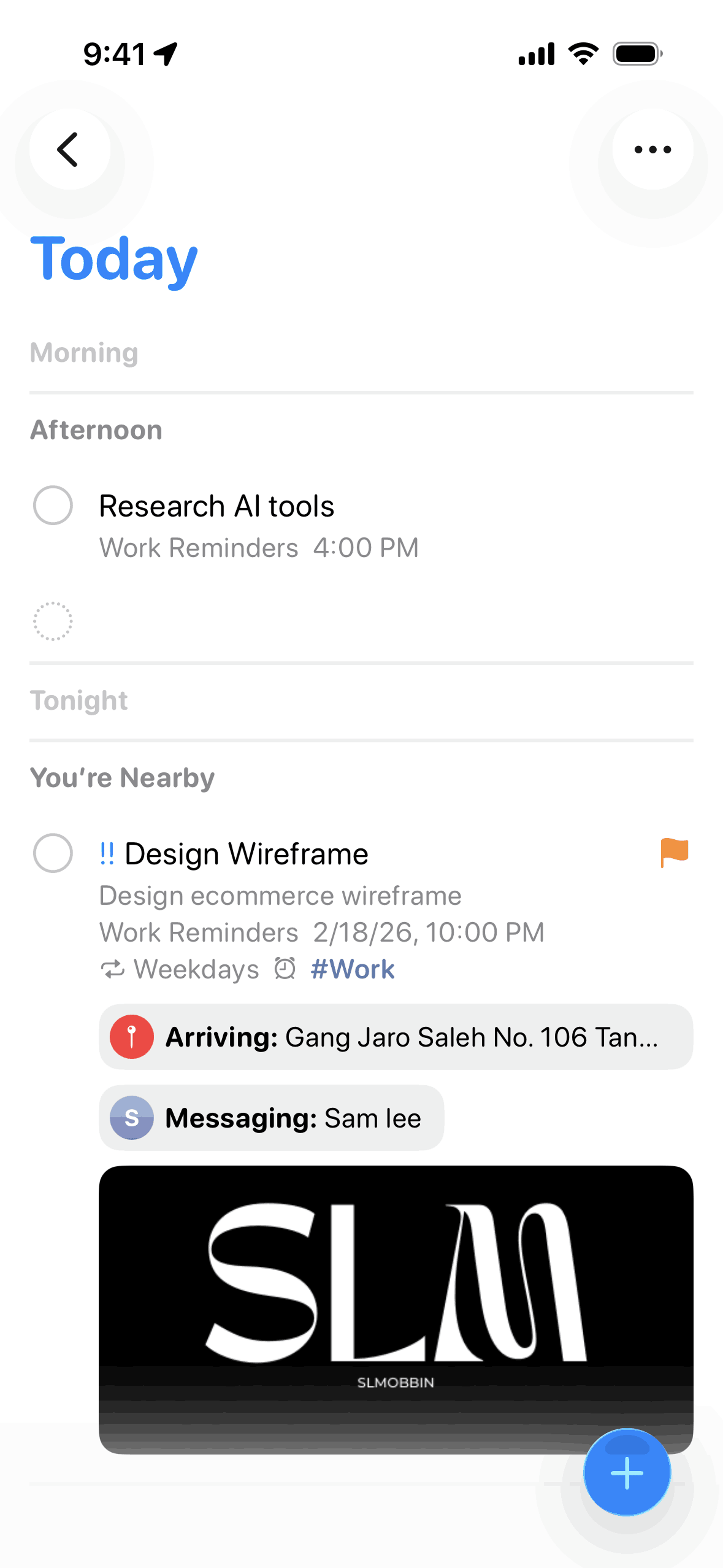 Reminders iOS Productivity interface screenshot 8