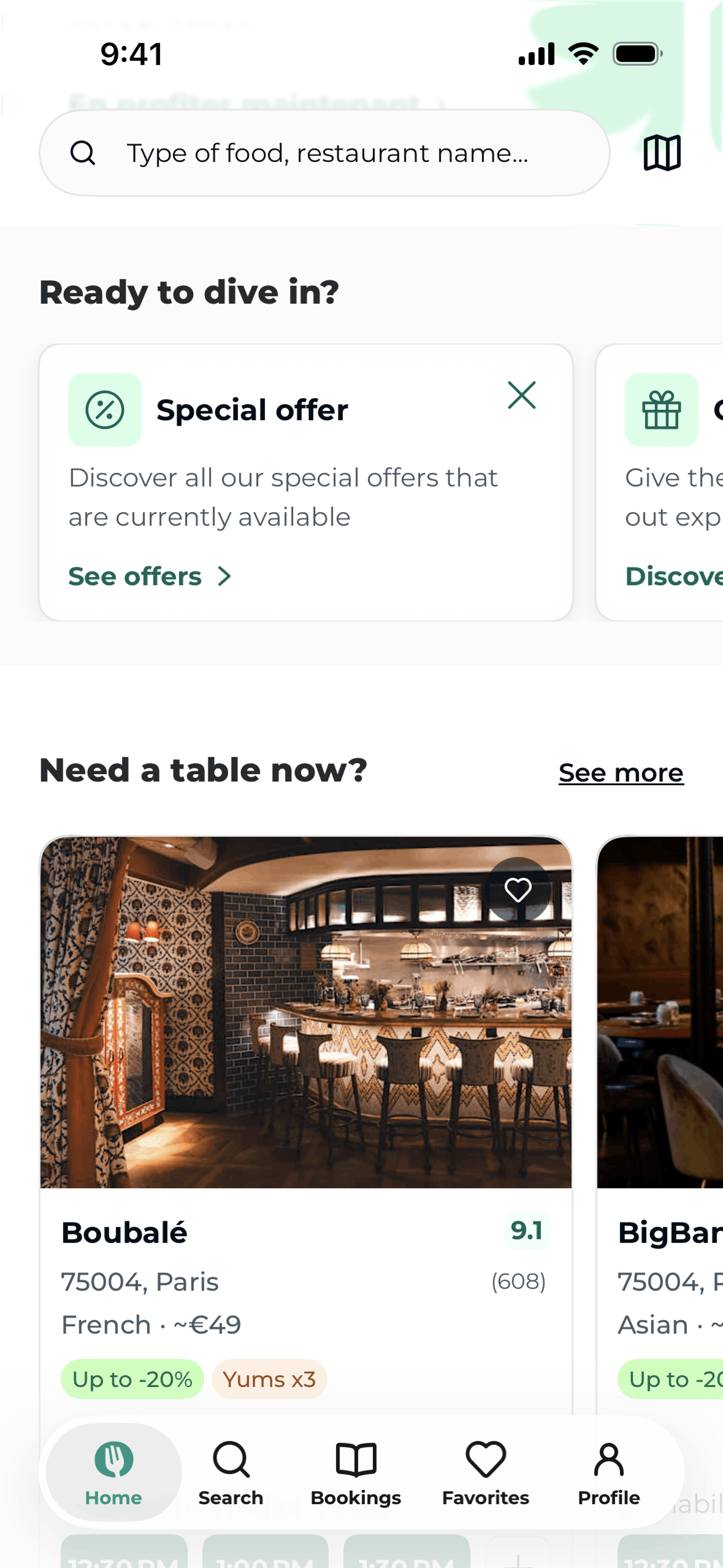 TheFork iOS Food & Drink interface screenshot 19