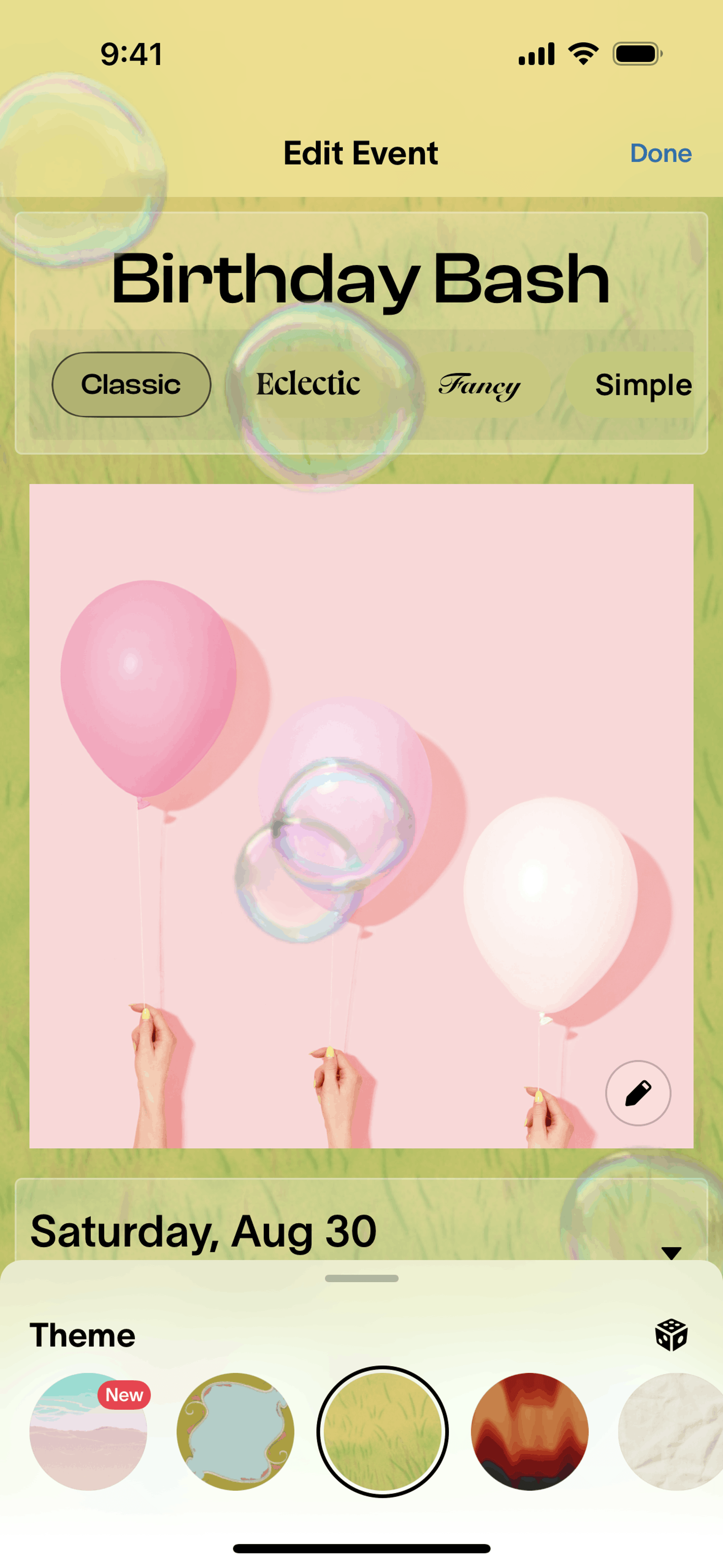 Partiful iOS Lifestyle interface screenshot 22