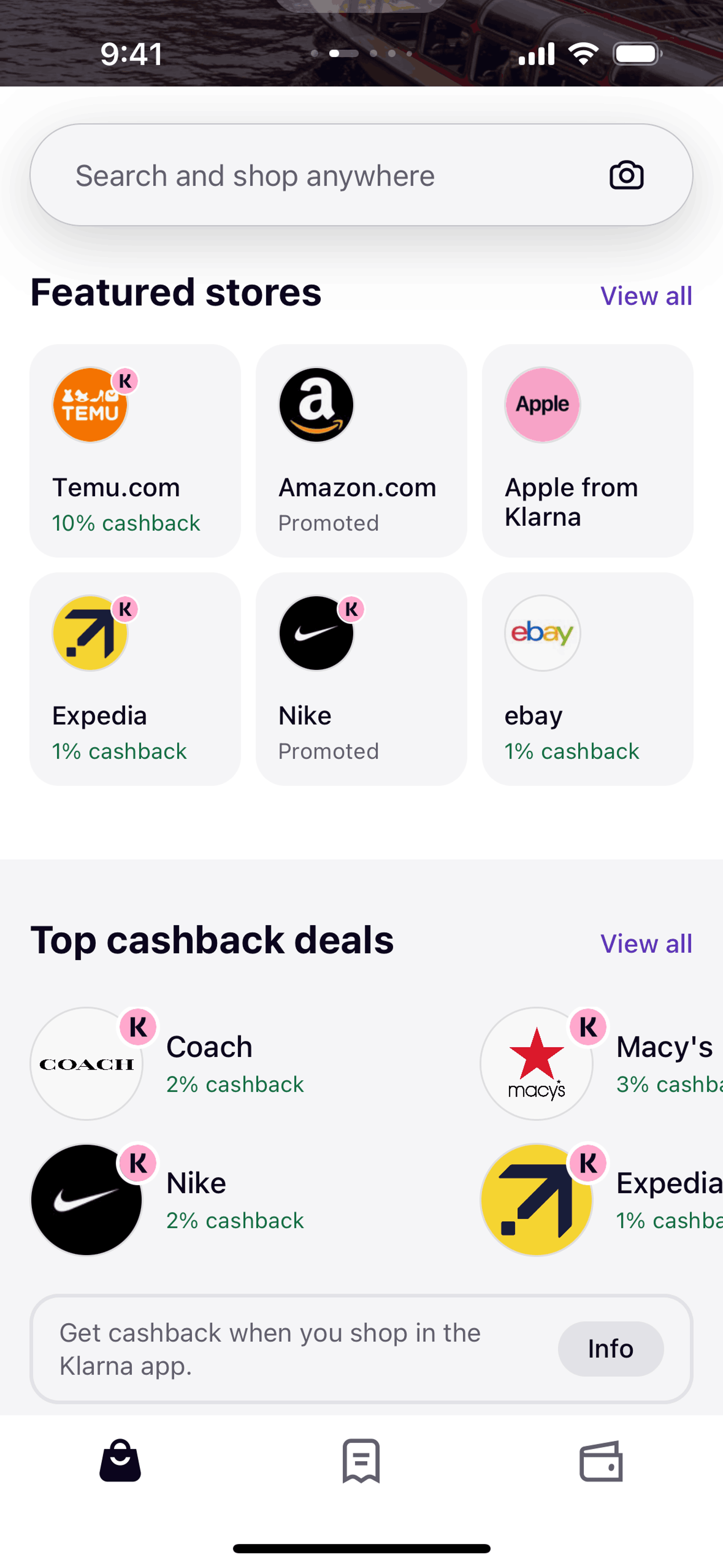 Klarna iOS Finance interface screenshot 21
