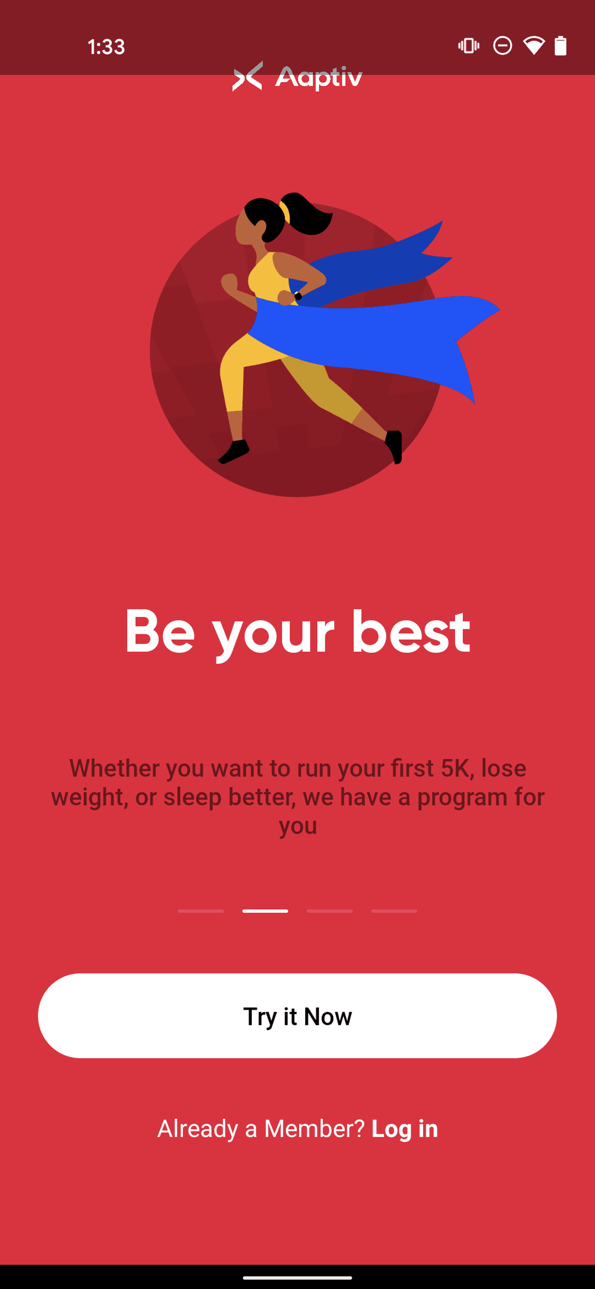 Aaptiv Android Health & Fitness interface screenshot 3
