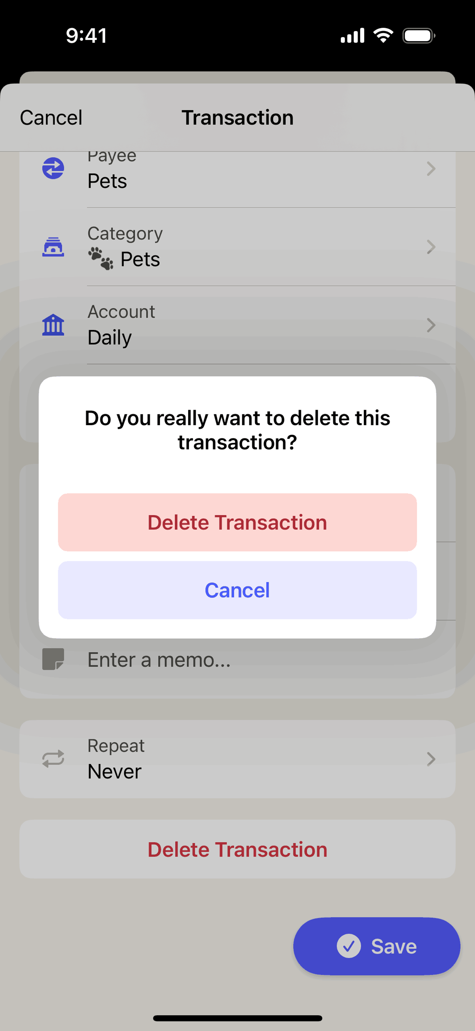 YNAB iOS Finance interface screenshot 24