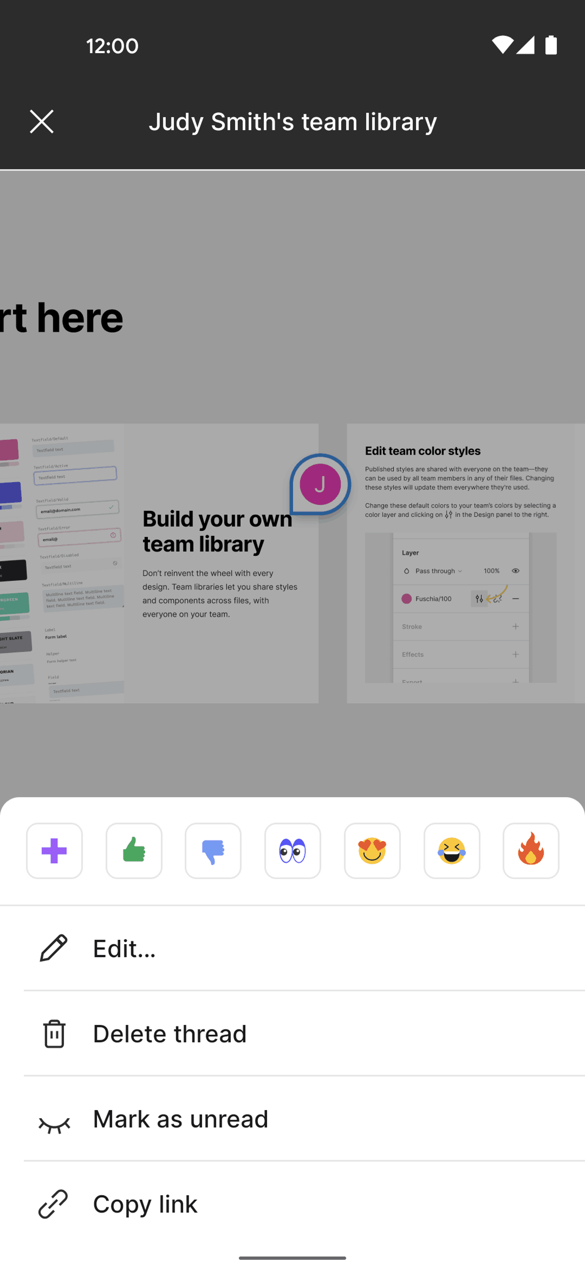 Figma Android Collaboration interface screenshot 13