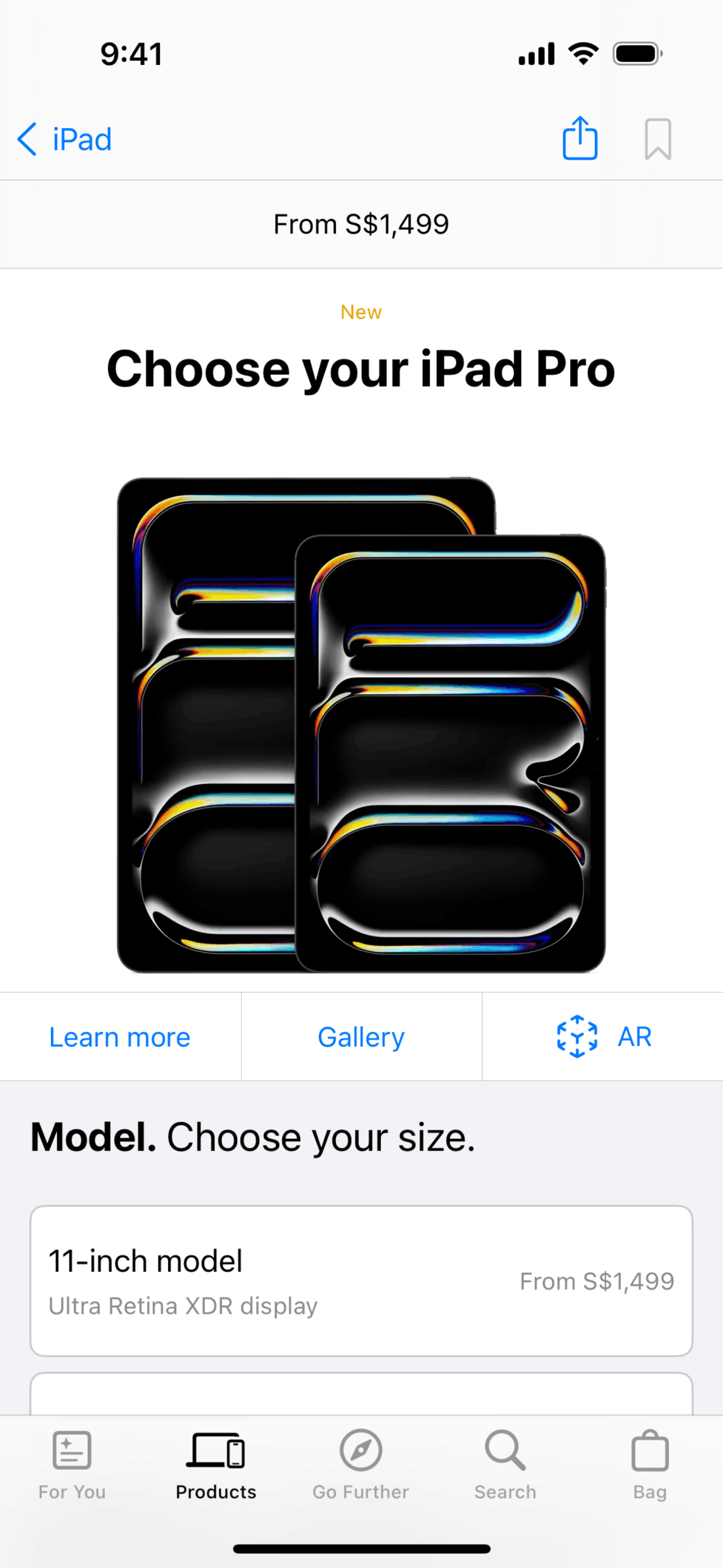 Apple Store iOS Shopping interface screenshot 4