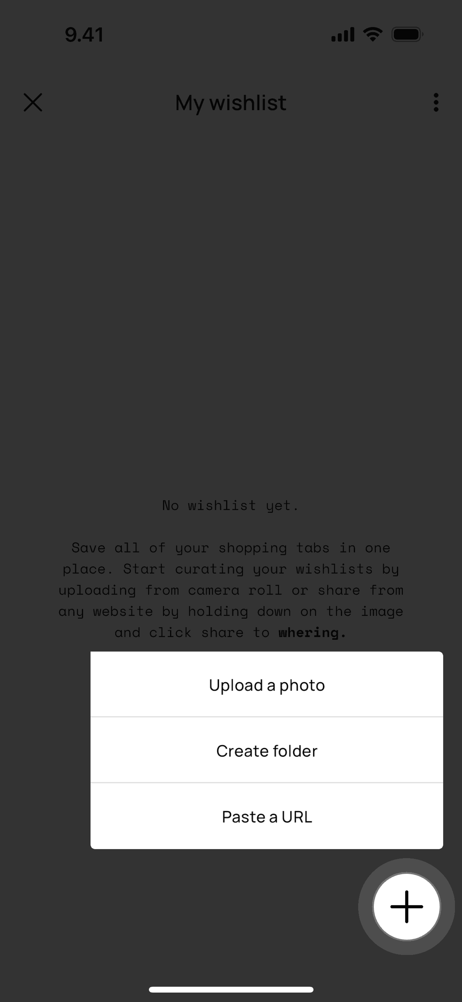 Whering iOS Lifestyle interface screenshot 22