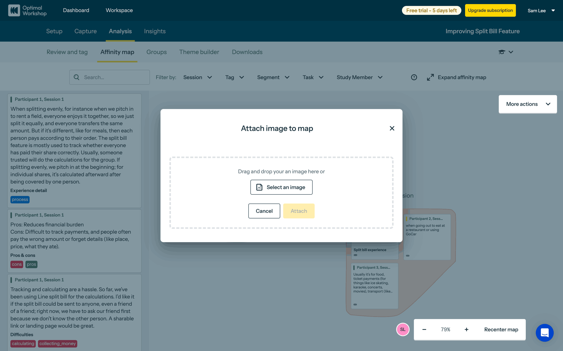 Optimal Workshop Web Business interface screenshot 21
