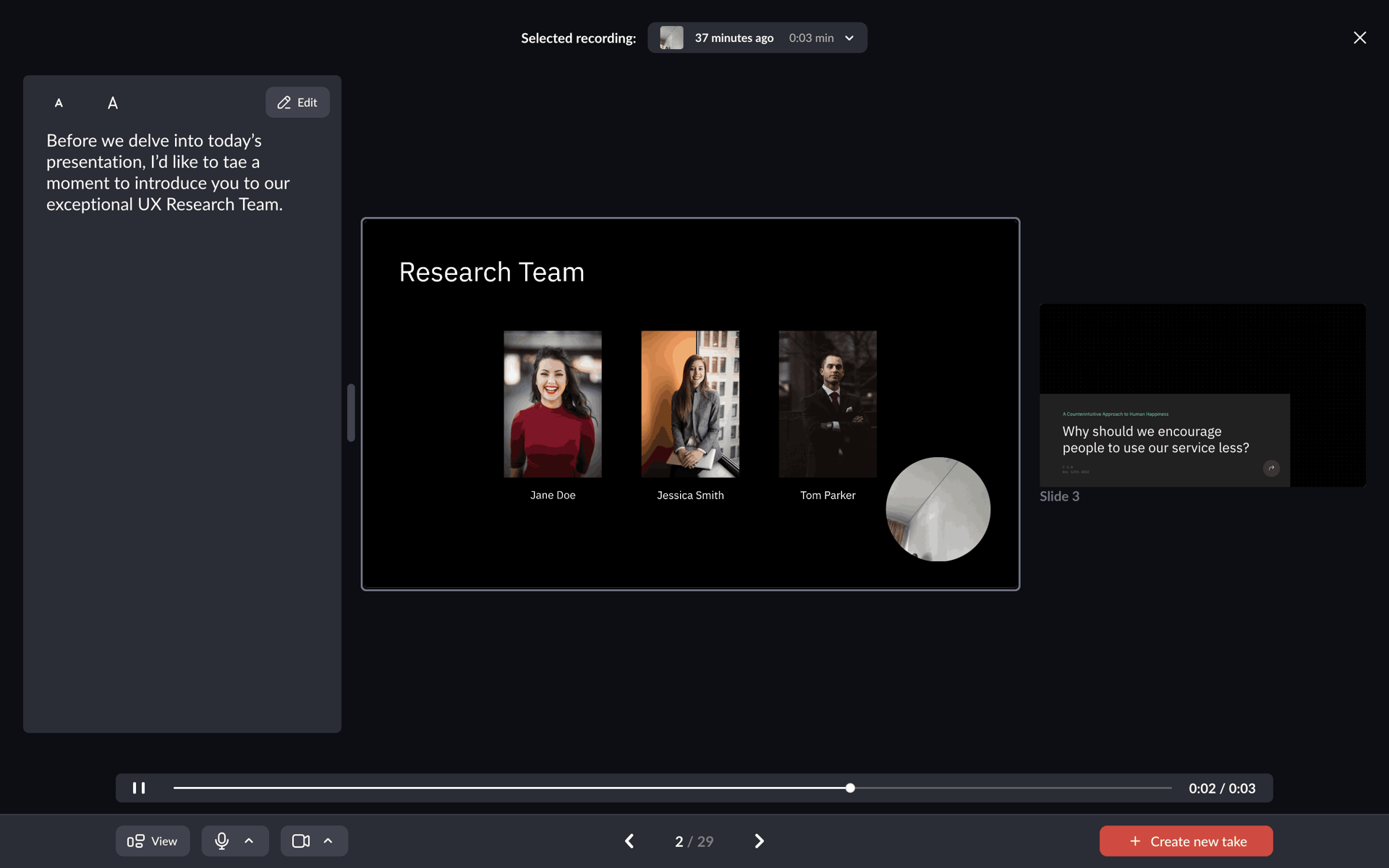 Pitch Web Collaboration interface screenshot 20