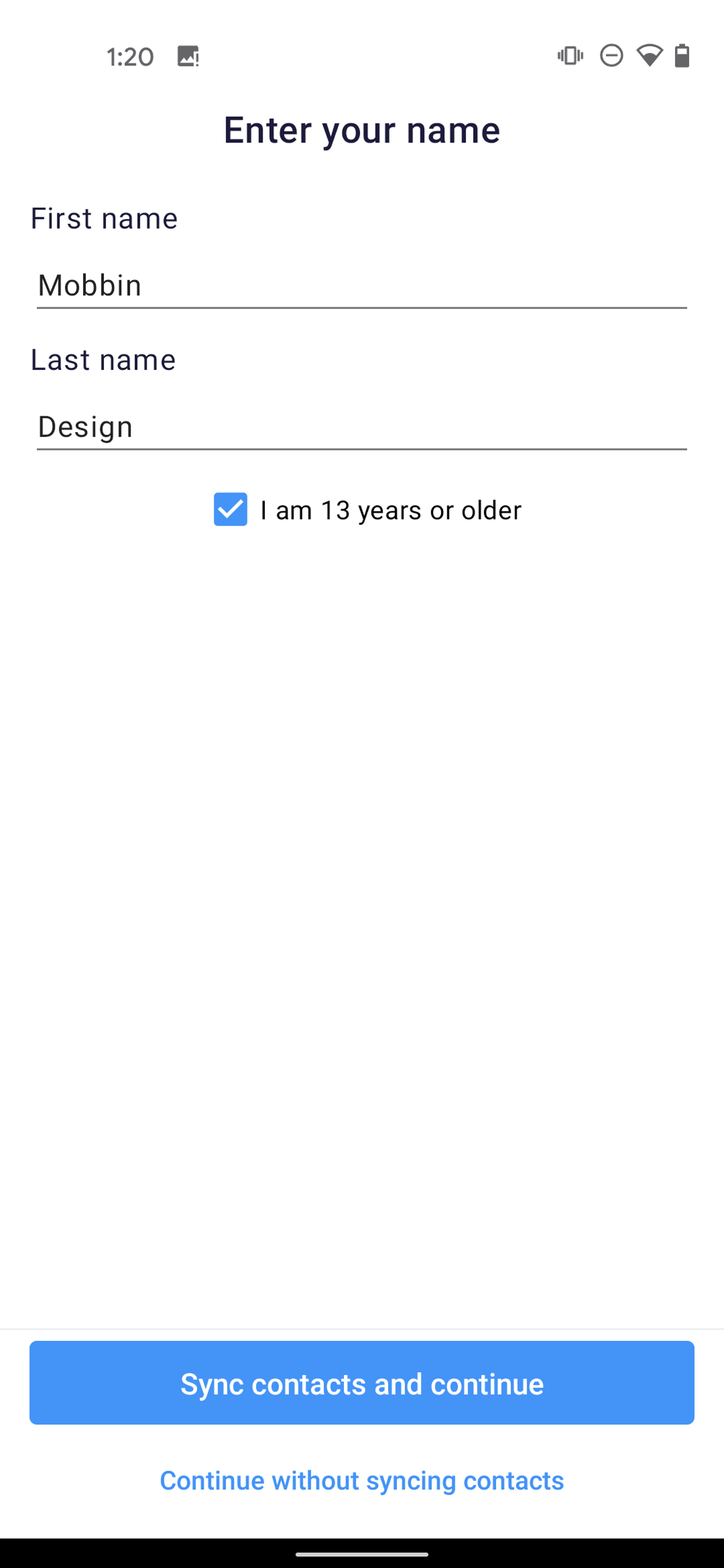 IRL Android Social Networking interface screenshot 9