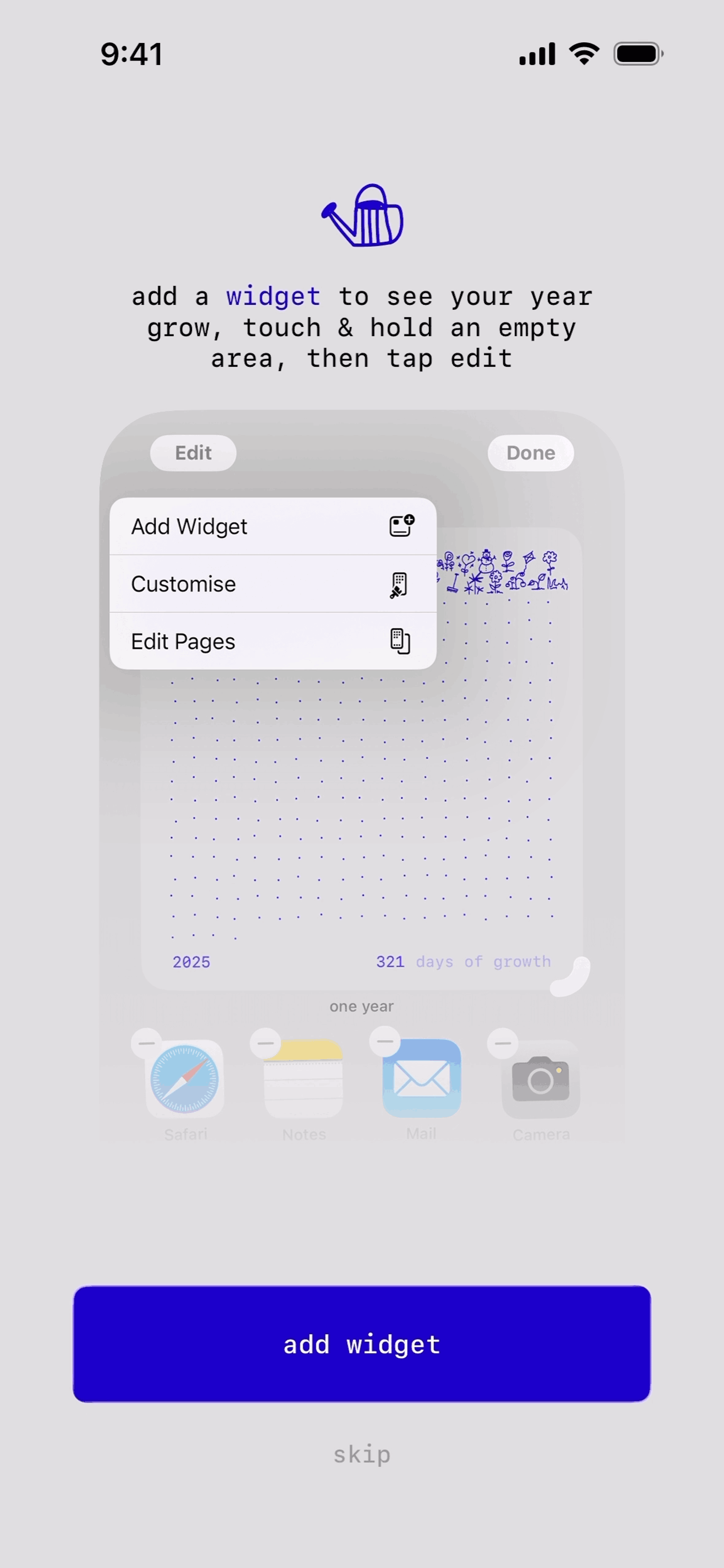 one year iOS Health & Fitness interface screenshot 8