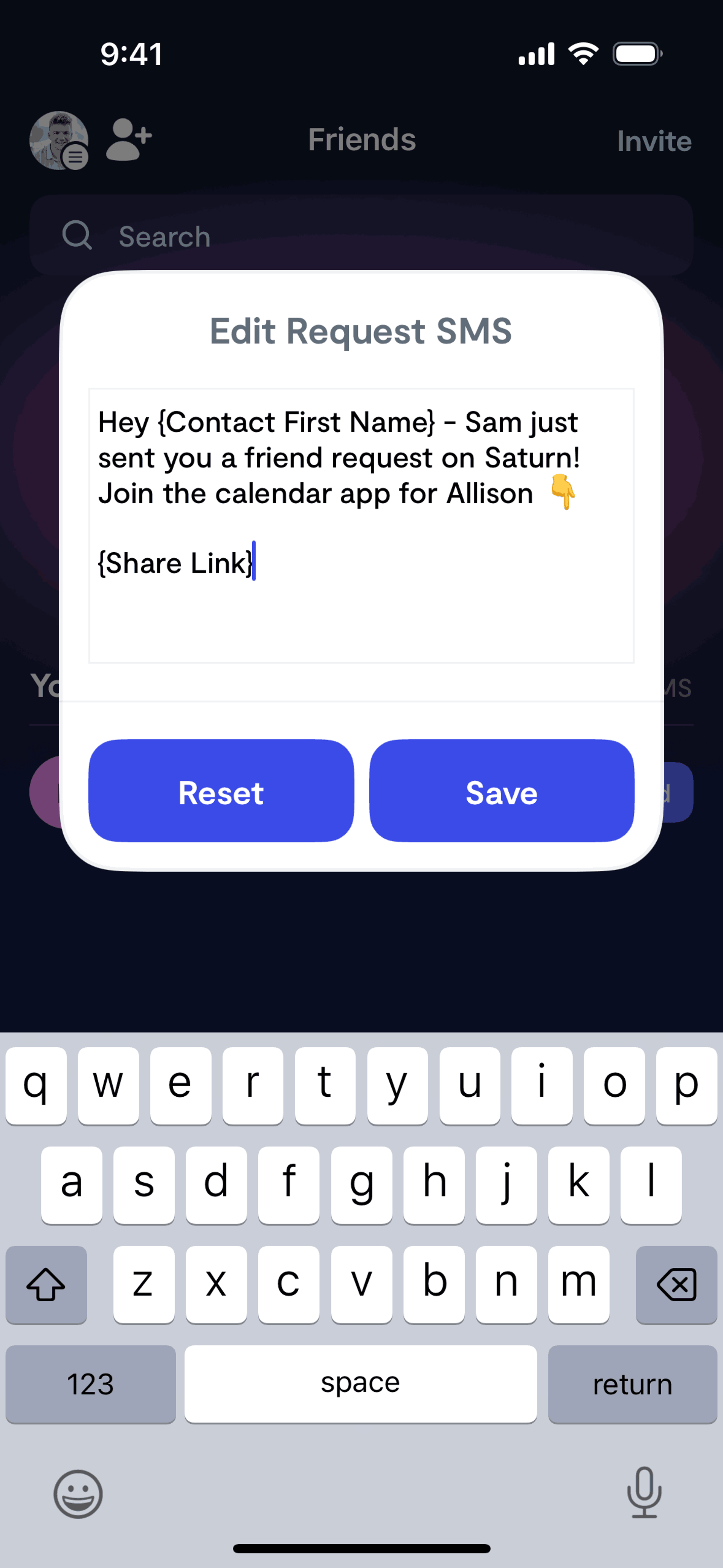 Saturn Calendar iOS Productivity interface screenshot 7